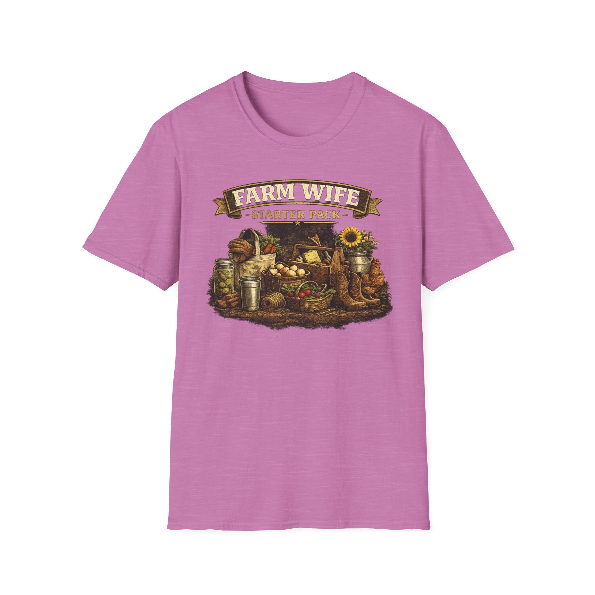 Farm Wife Starter Pack T-Shirt — Rustic Country Farming Tee for Women