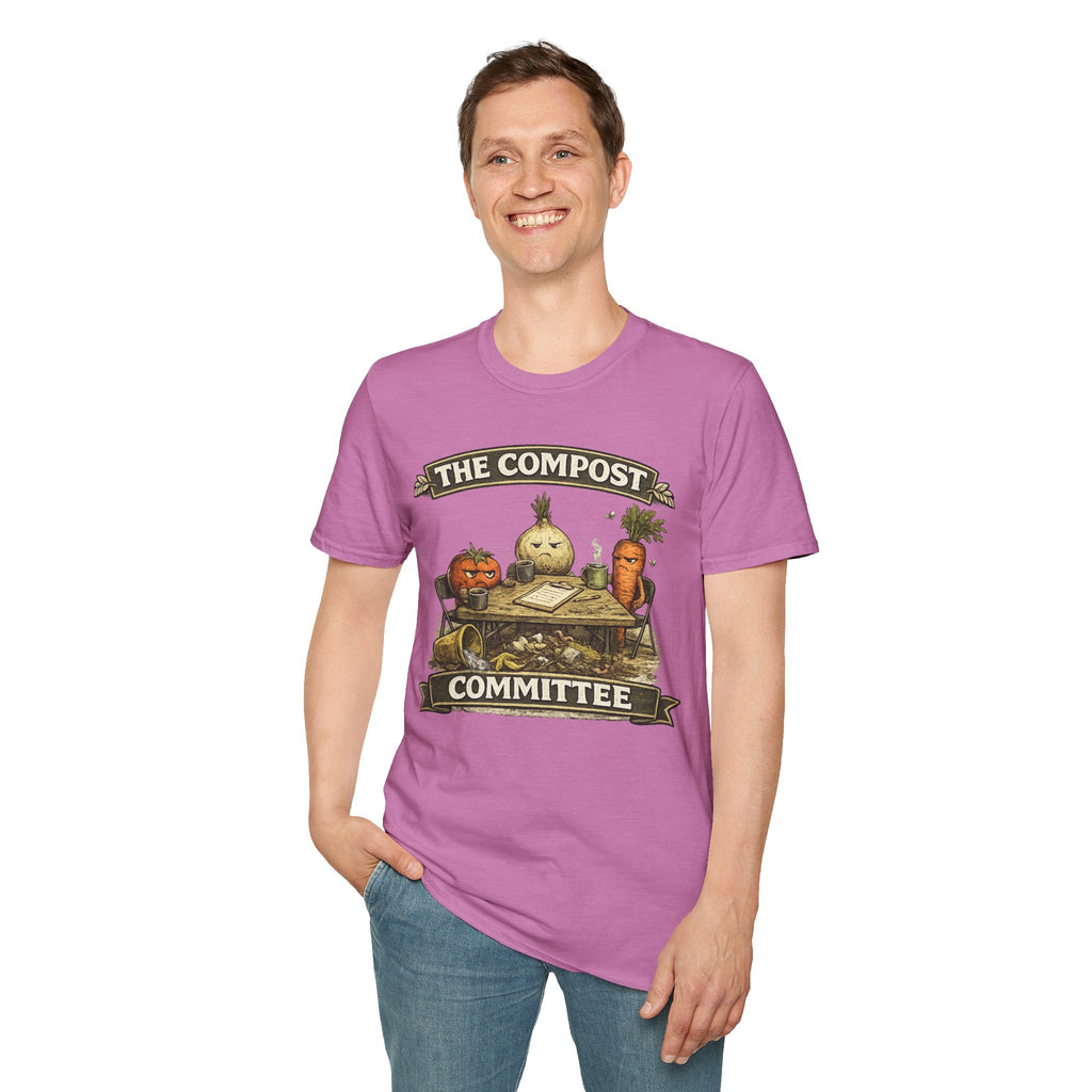 The Compost Committee T‑Shirt – Funny Gardening Veggie Compost Shirt