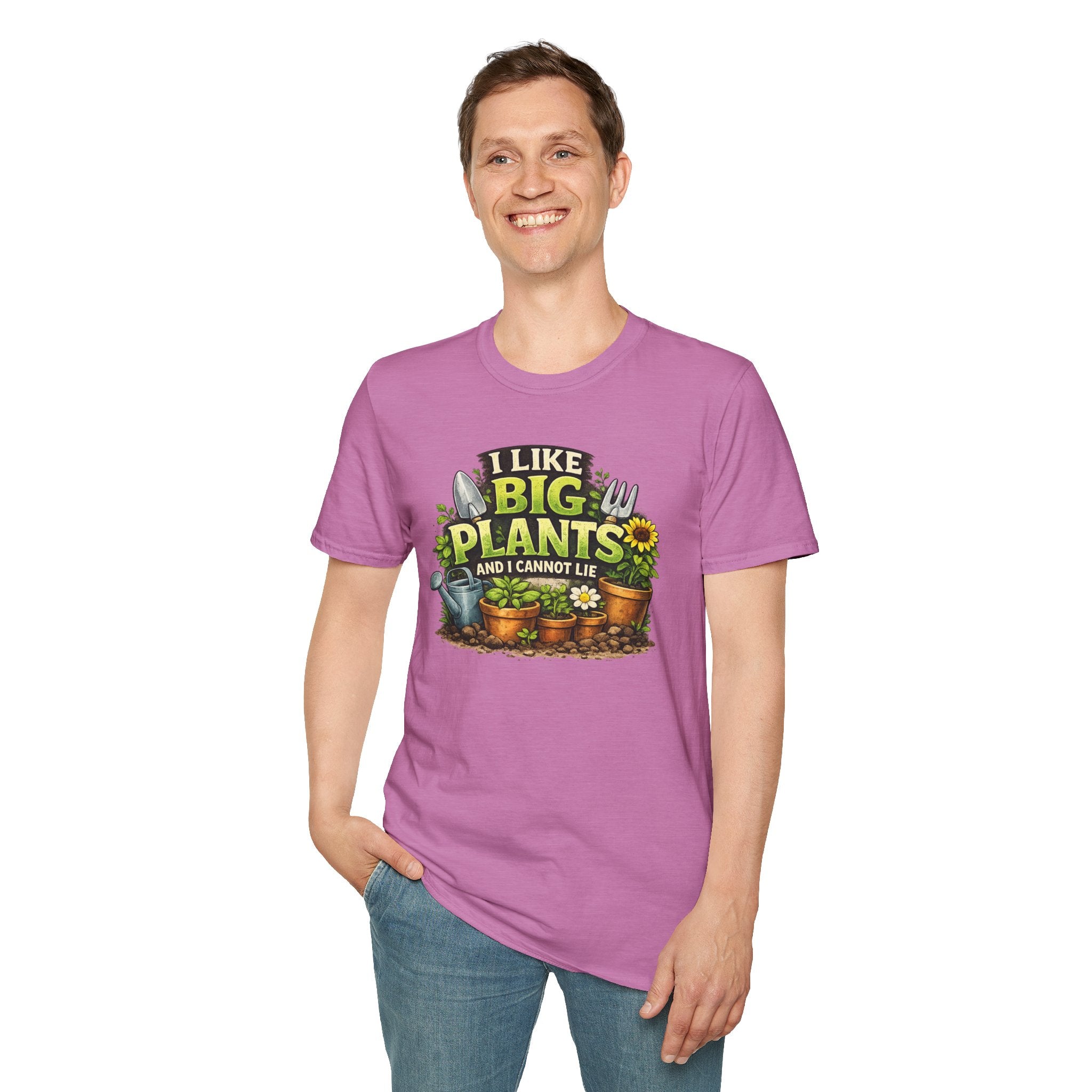 Plant Lover T-Shirt — "I Like Big Plants and I Cannot Lie" Graphic Tee