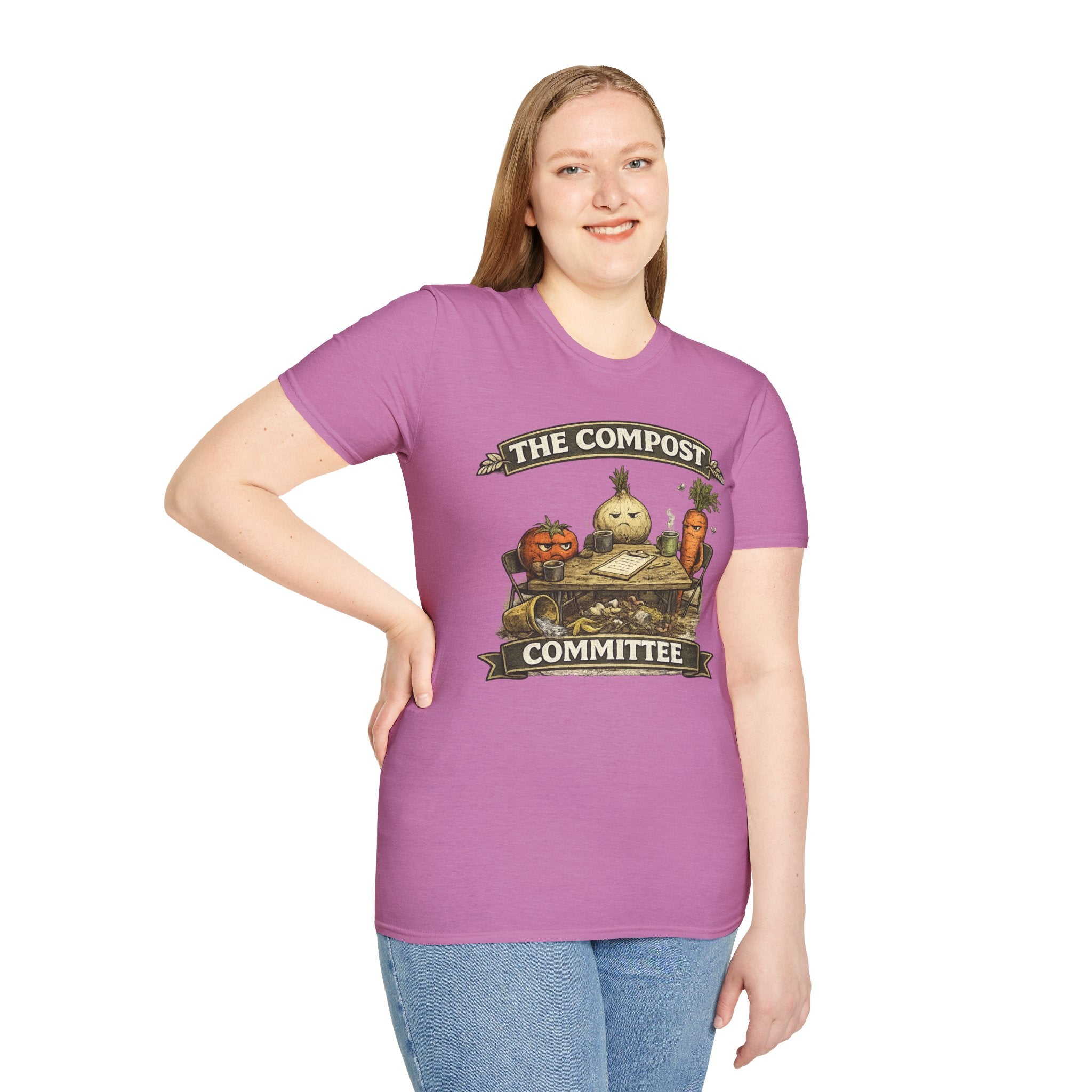 The Compost Committee T‑Shirt – Funny Gardening Veggie Compost Shirt