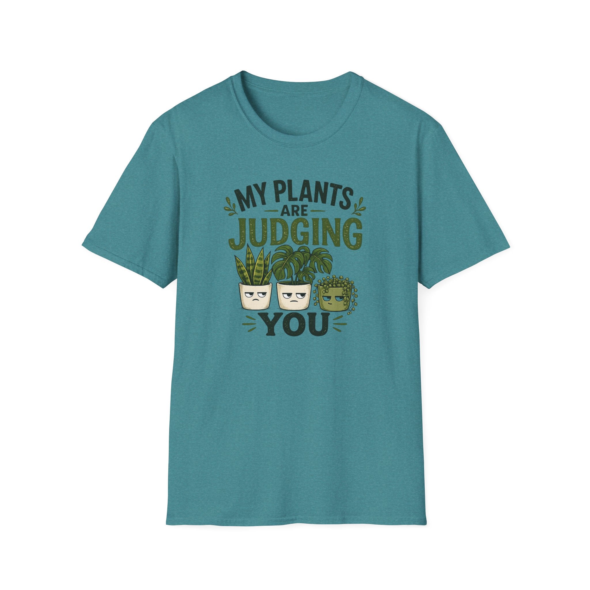 T-Shirt — “My Plants Are Judging You” Plant Lover Graphic Tee