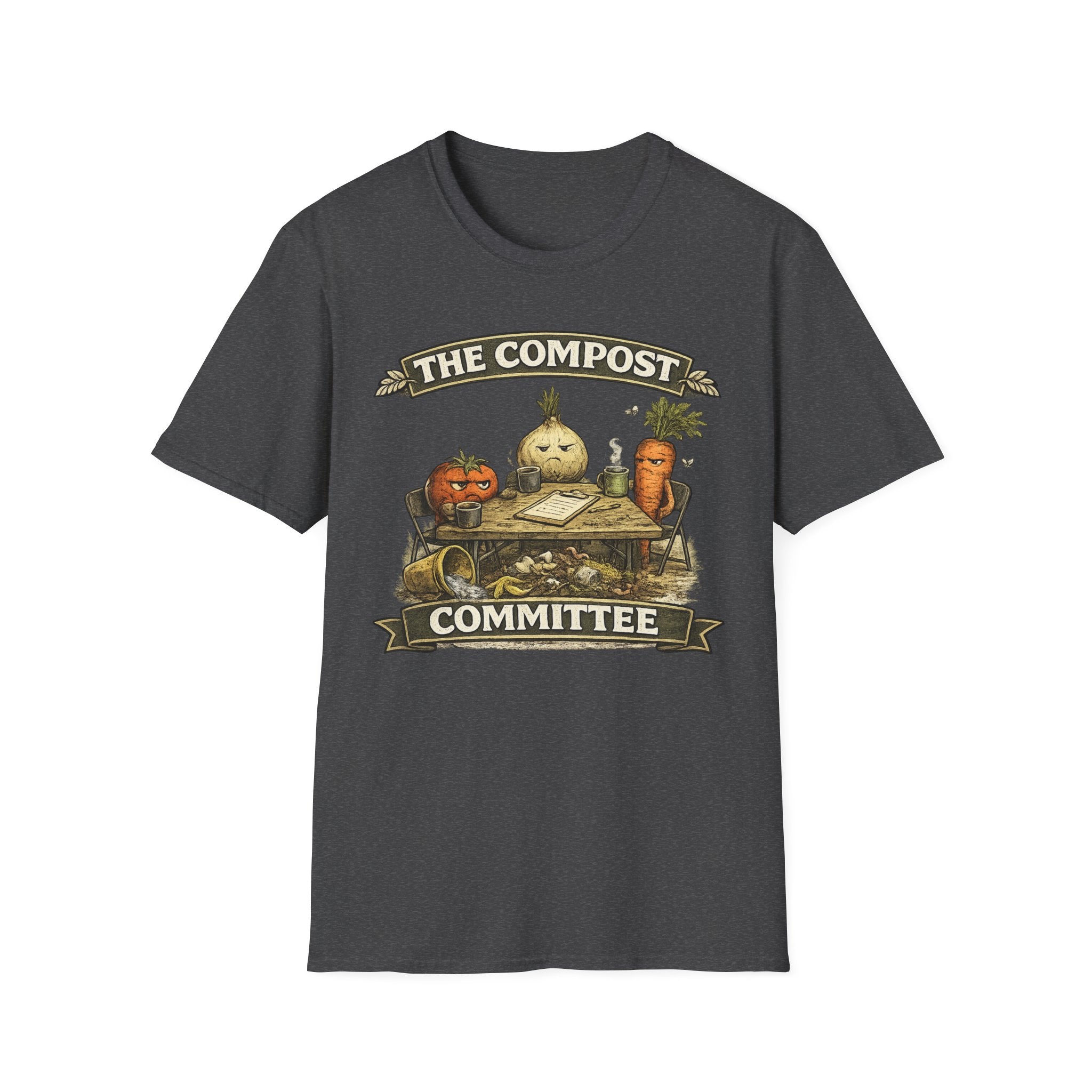 The Compost Committee T‑Shirt – Funny Gardening Veggie Compost Shirt
