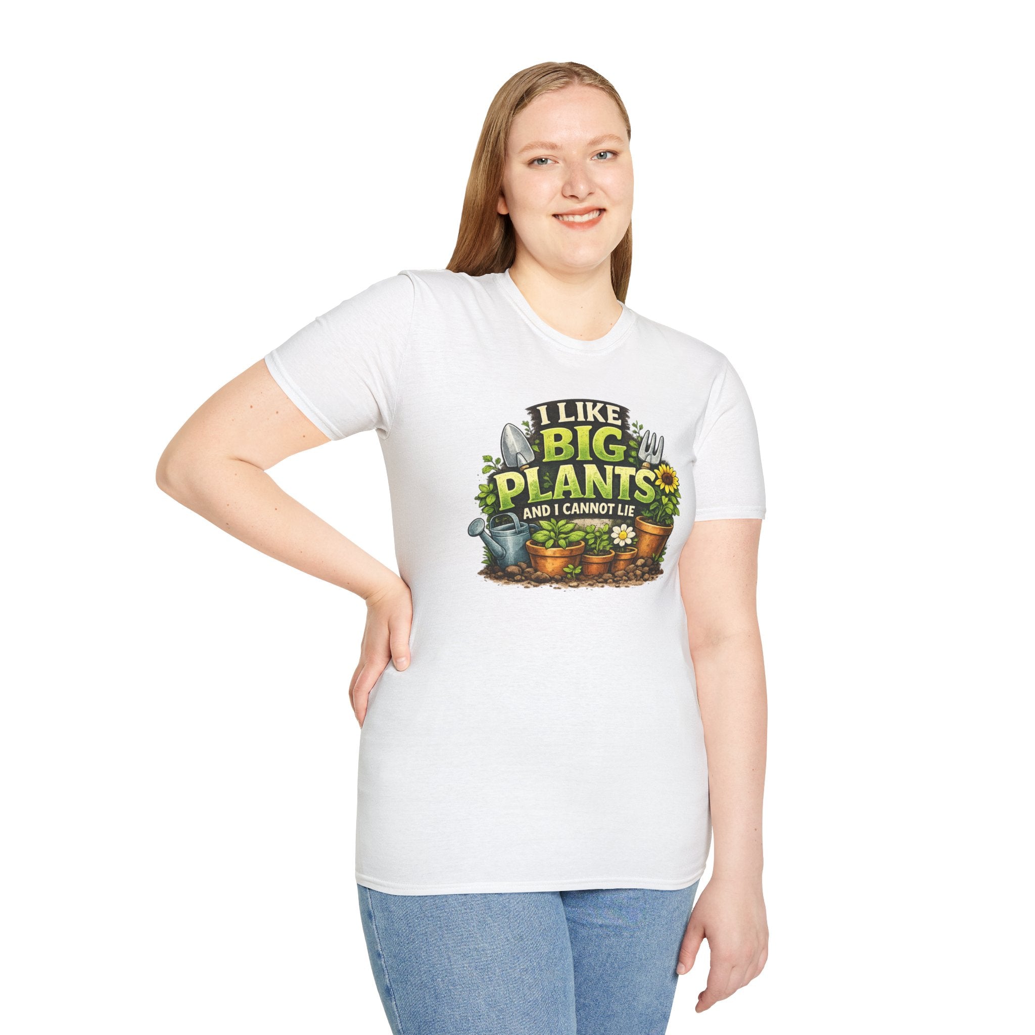Plant Lover T-Shirt — "I Like Big Plants and I Cannot Lie" Graphic Tee