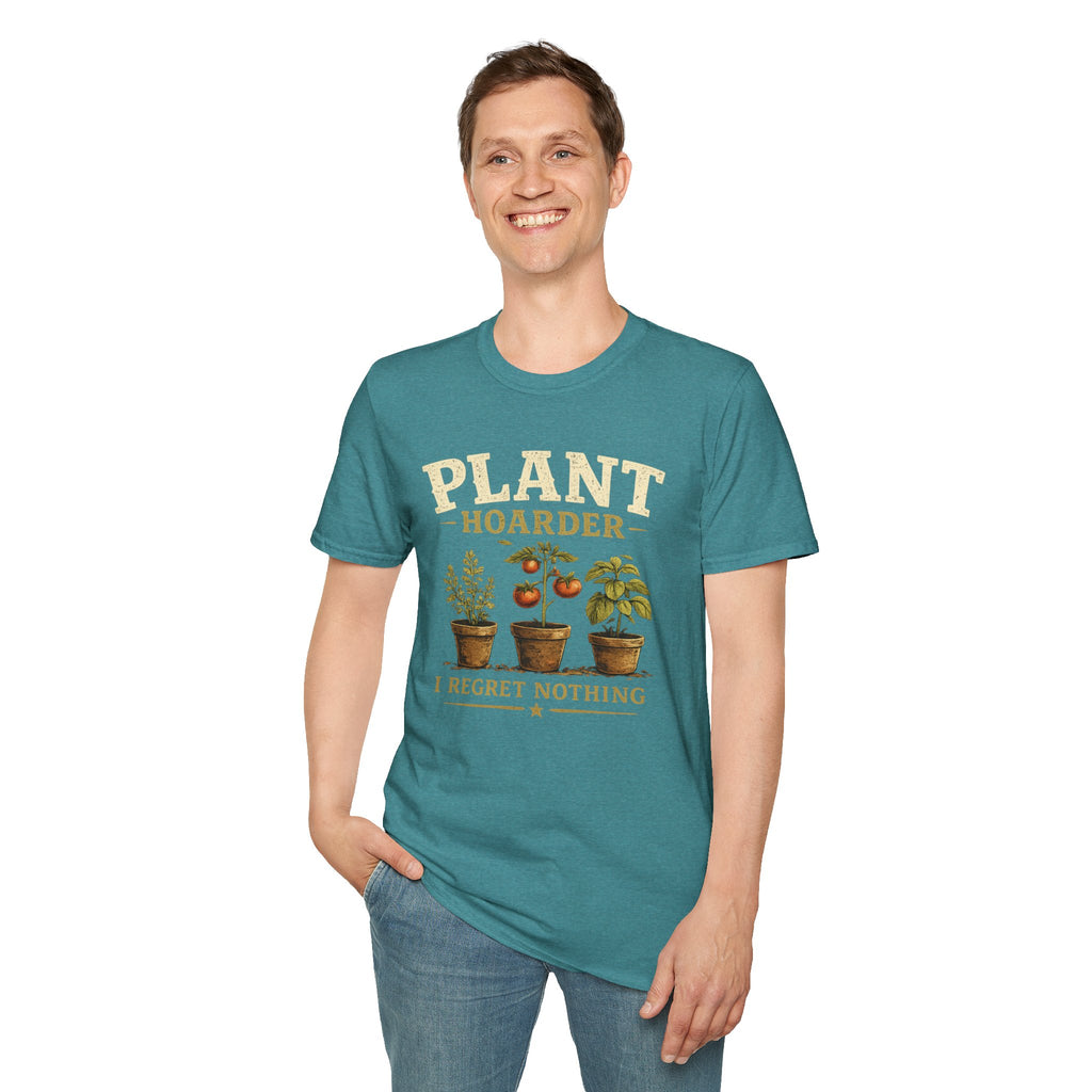Plant Hoarder T-Shirt — I Regret Nothing Garden Lover Tee