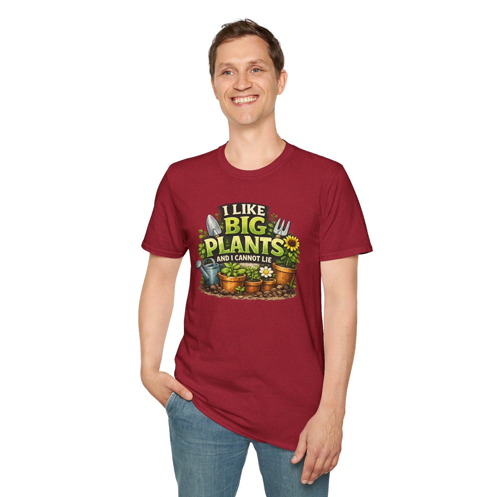 Plant Lover T-Shirt — "I Like Big Plants and I Cannot Lie" Graphic Tee