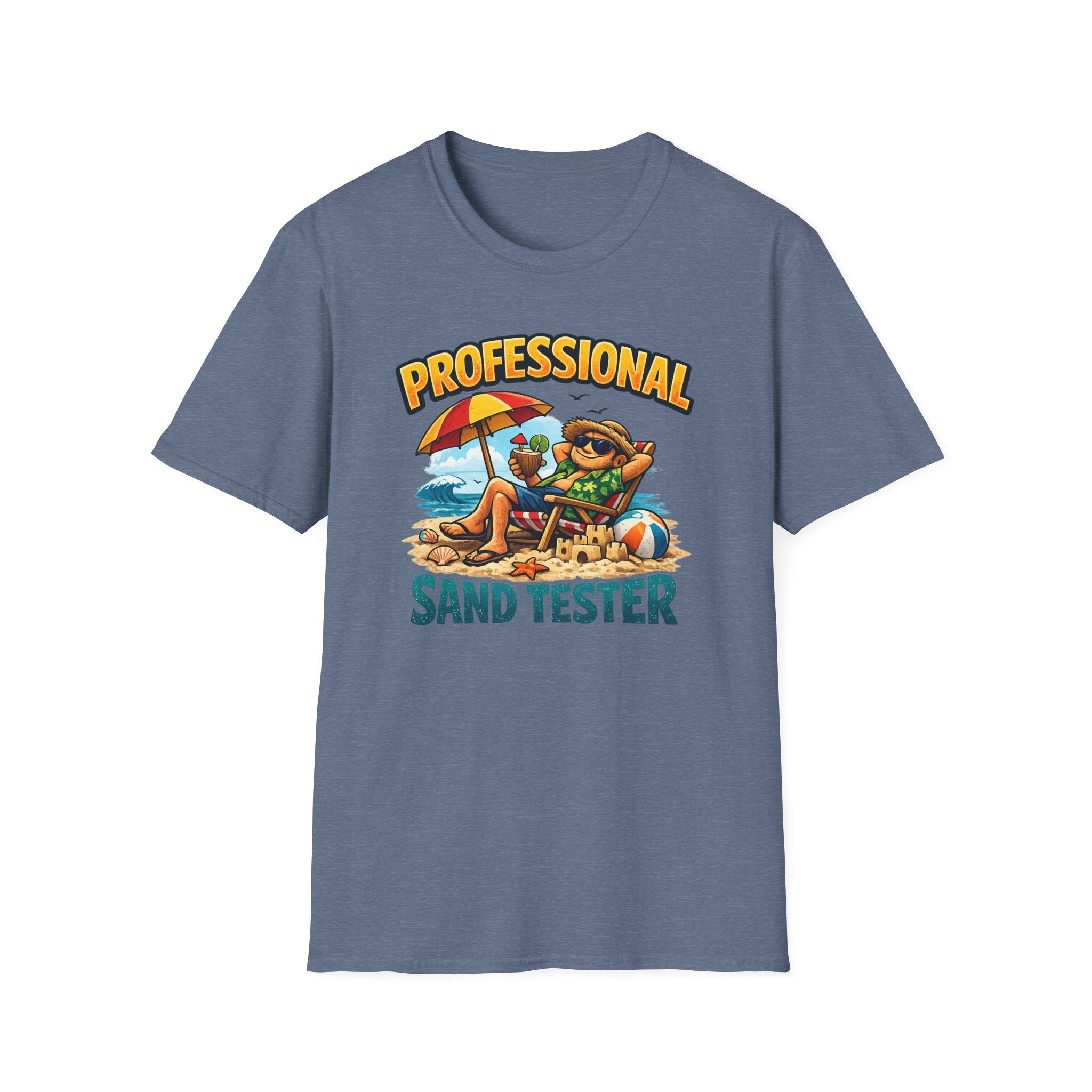 Professional Sand Tester T‑Shirt — Beach Vacation Funny Graphic Tee