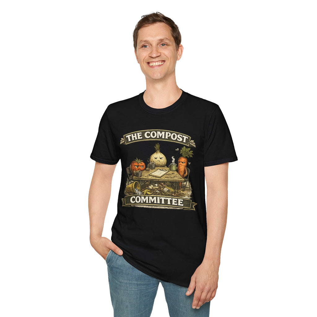 The Compost Committee T‑Shirt – Funny Gardening Veggie Compost Shirt