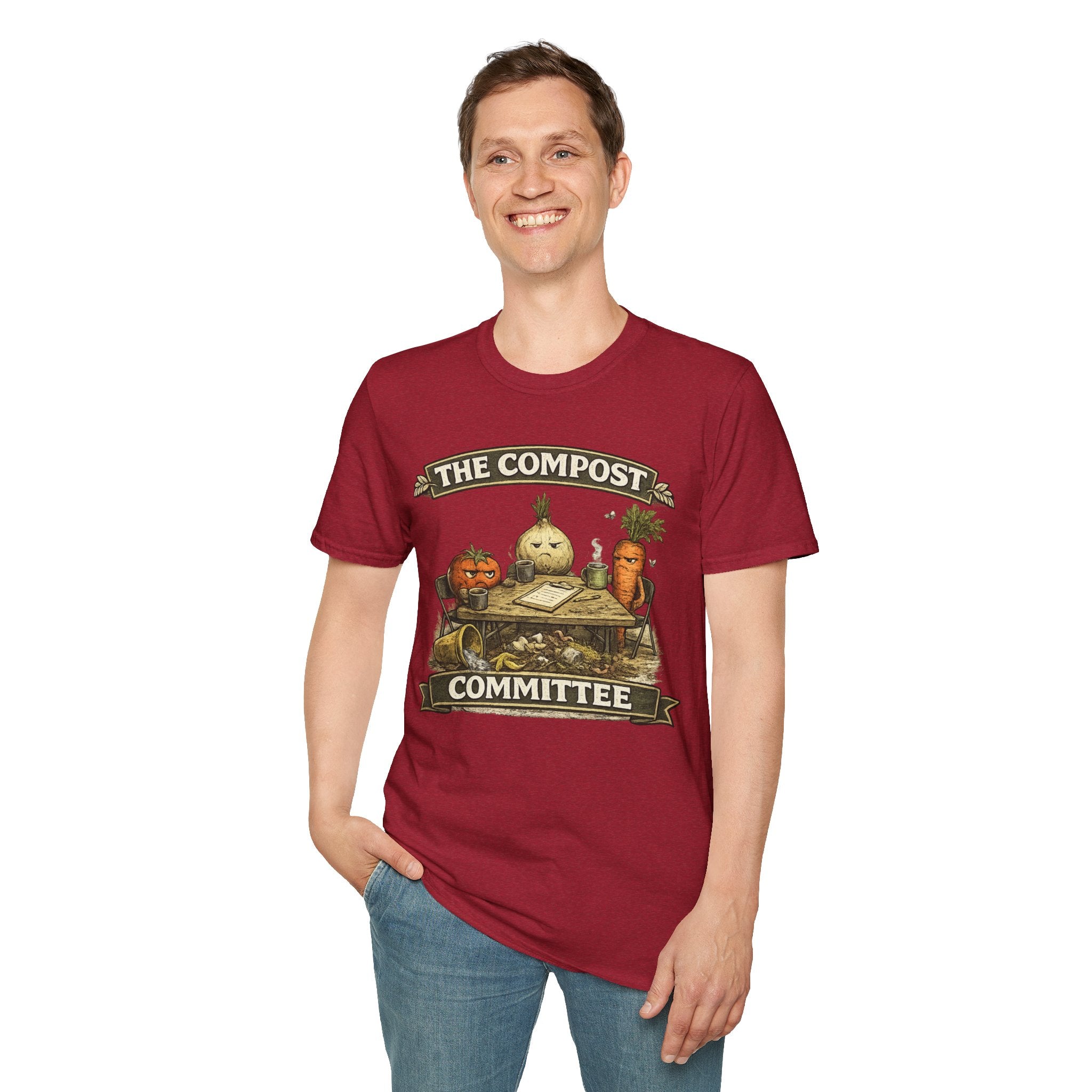 The Compost Committee T‑Shirt – Funny Gardening Veggie Compost Shirt