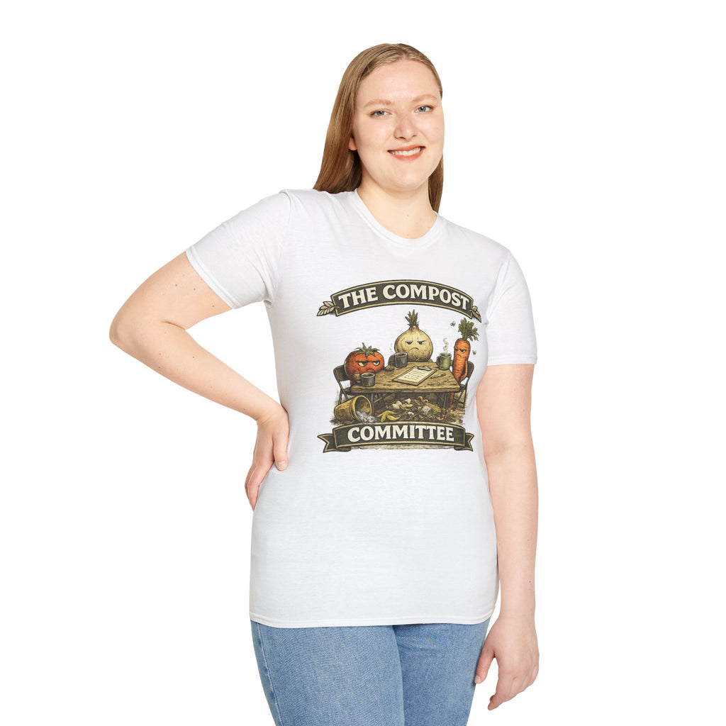 The Compost Committee T‑Shirt – Funny Gardening Veggie Compost Shirt