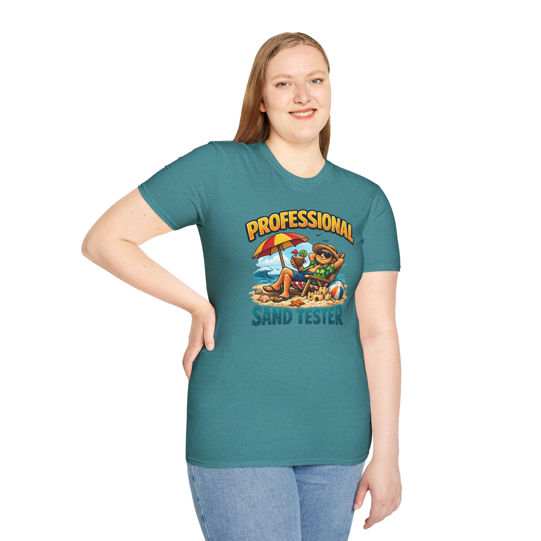 Professional Sand Tester T‑Shirt — Beach Vacation Funny Graphic Tee