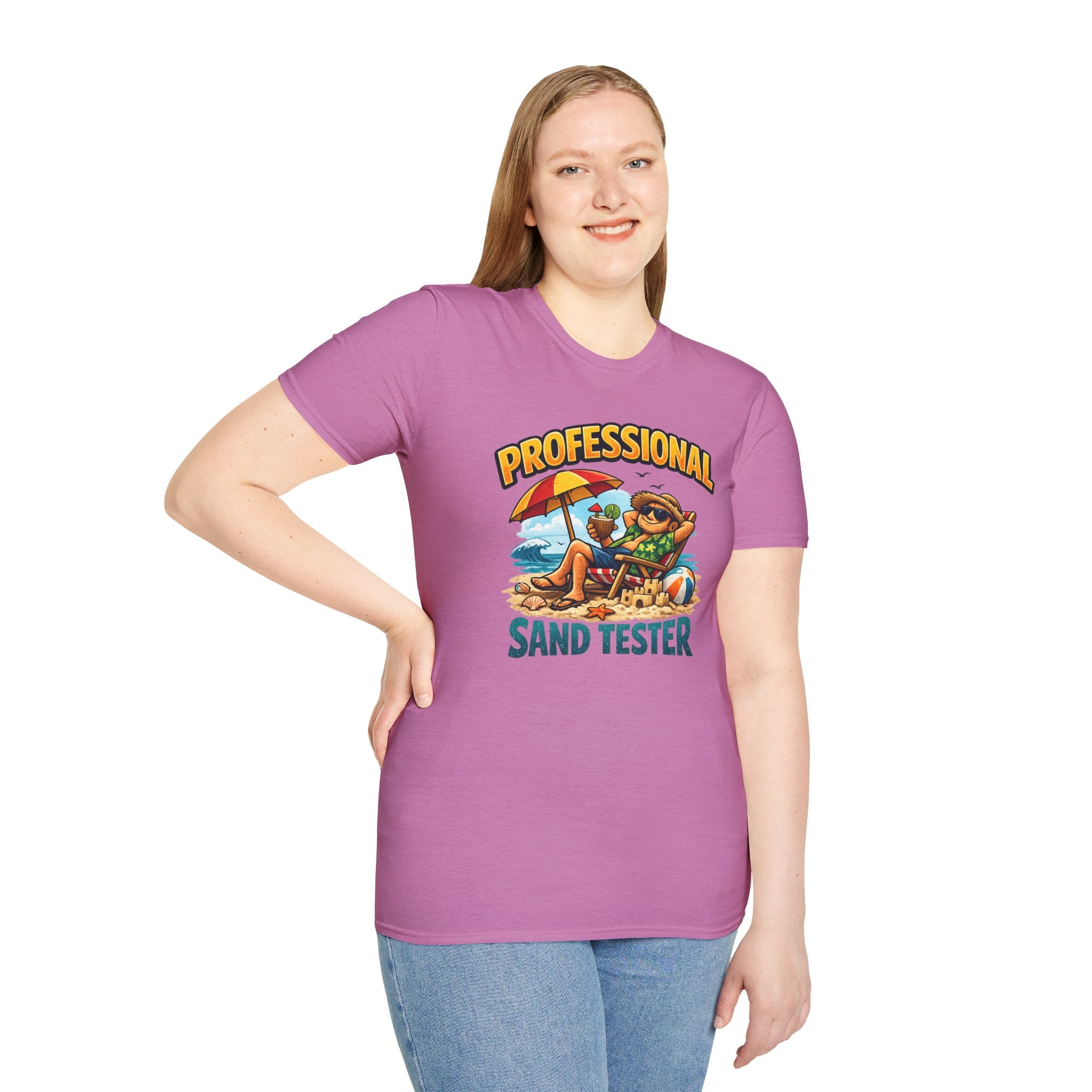 Professional Sand Tester T‑Shirt — Beach Vacation Funny Graphic Tee