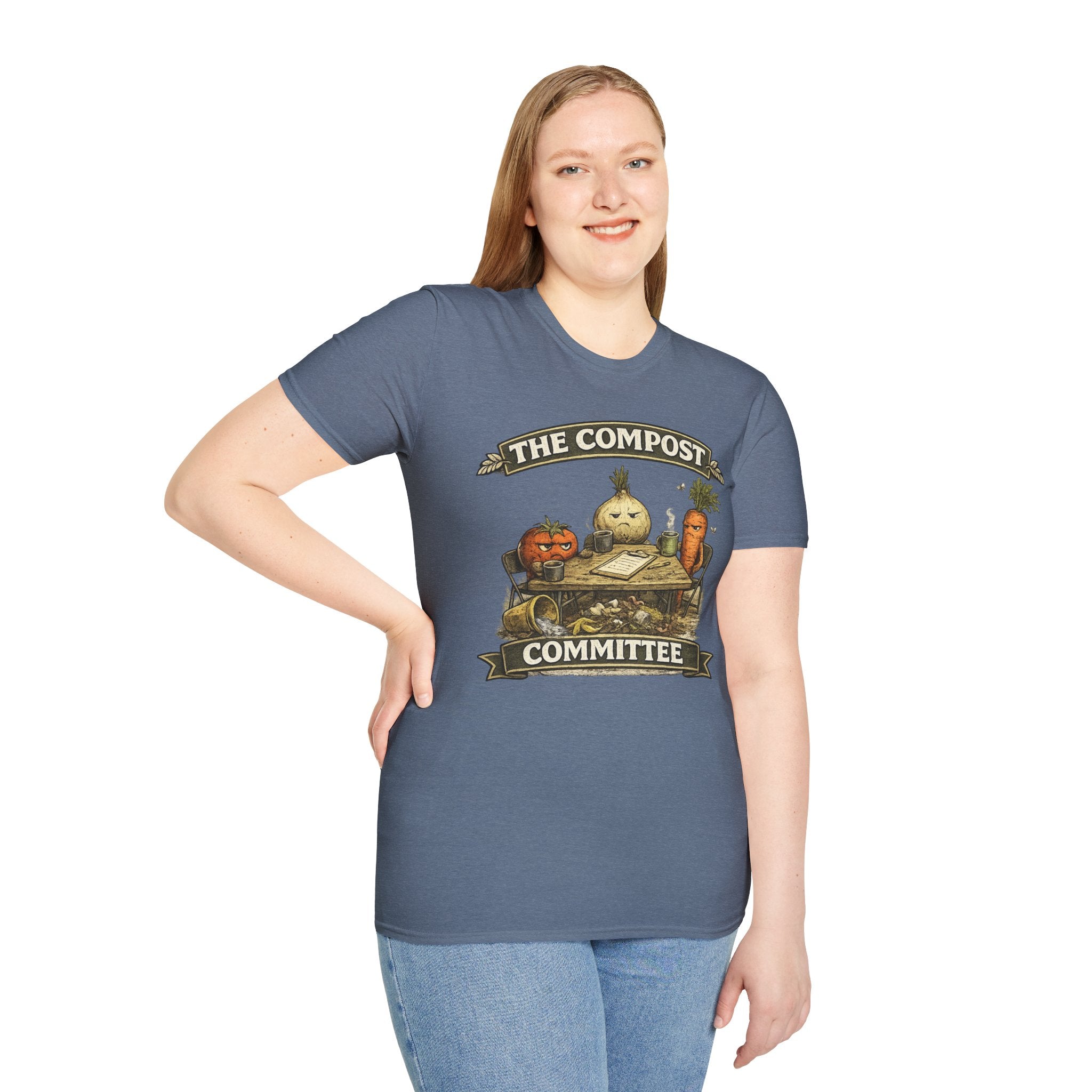 The Compost Committee T‑Shirt – Funny Gardening Veggie Compost Shirt
