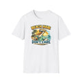 Beach Hair Don't Care T-Shirt — Tropical Pelican Vacation Tee