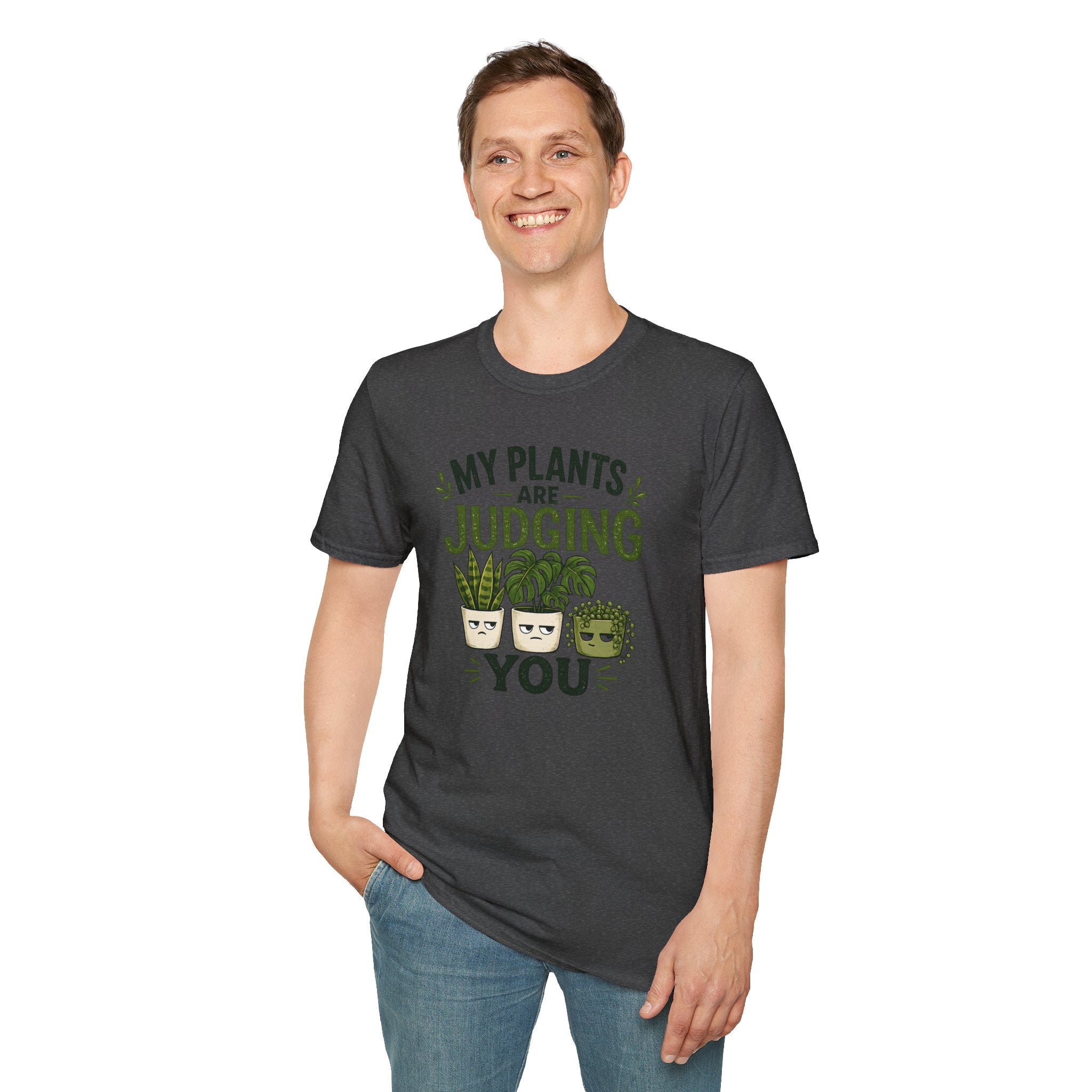 T-Shirt — “My Plants Are Judging You” Plant Lover Graphic Tee