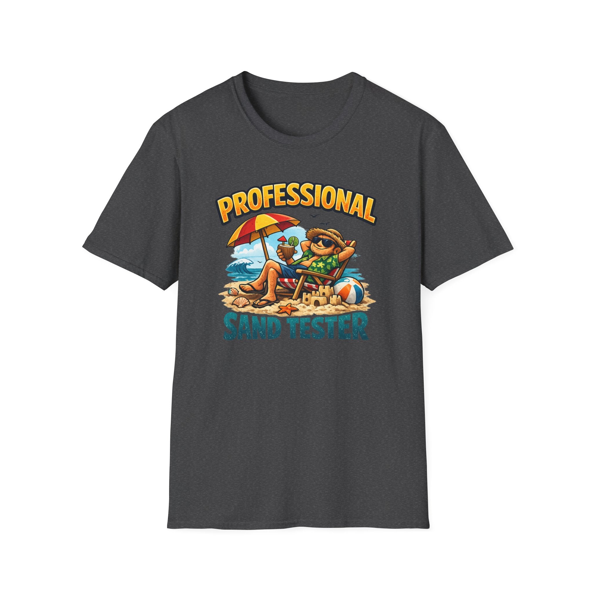 Professional Sand Tester T‑Shirt — Beach Vacation Funny Graphic Tee