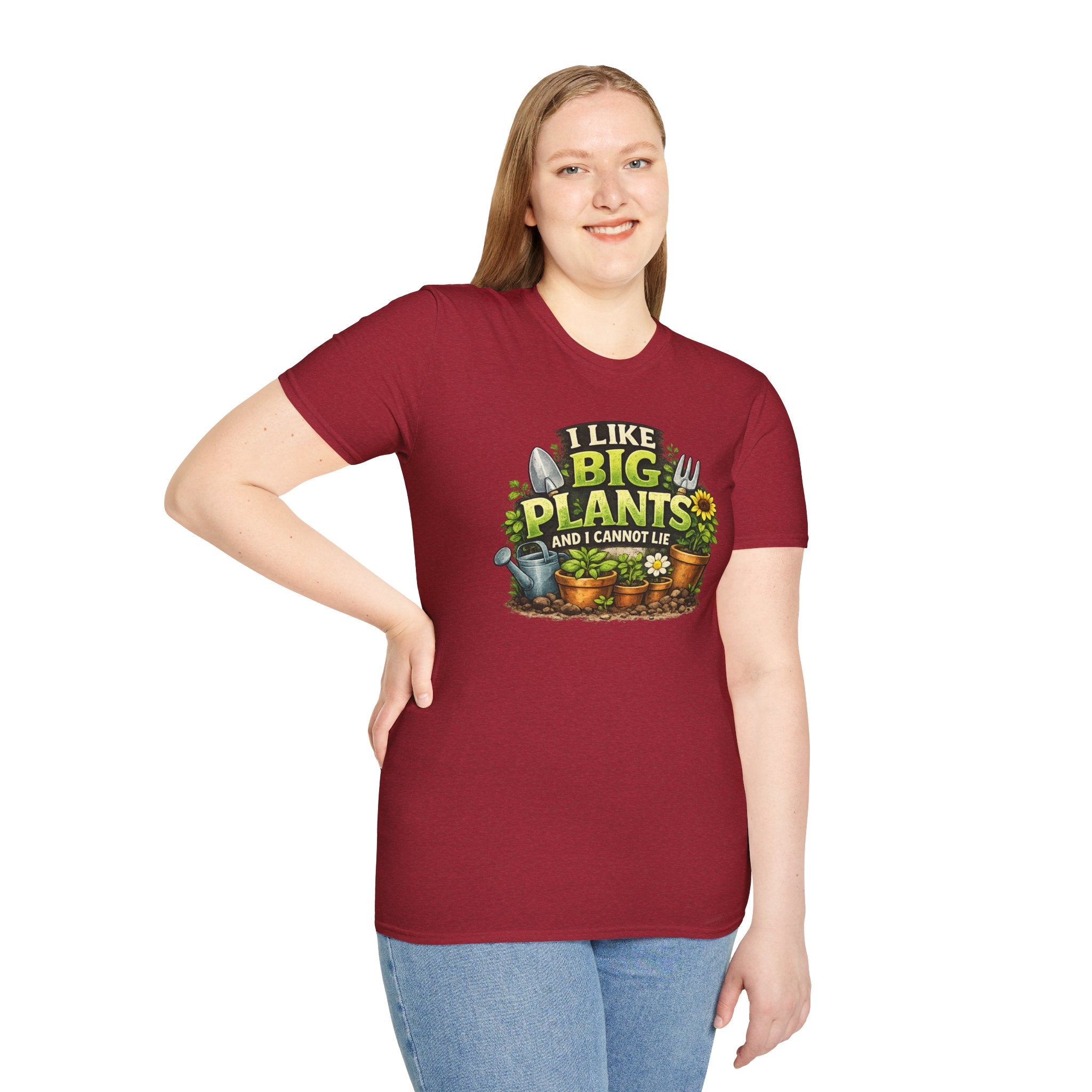 Plant Lover T-Shirt — "I Like Big Plants and I Cannot Lie" Graphic Tee