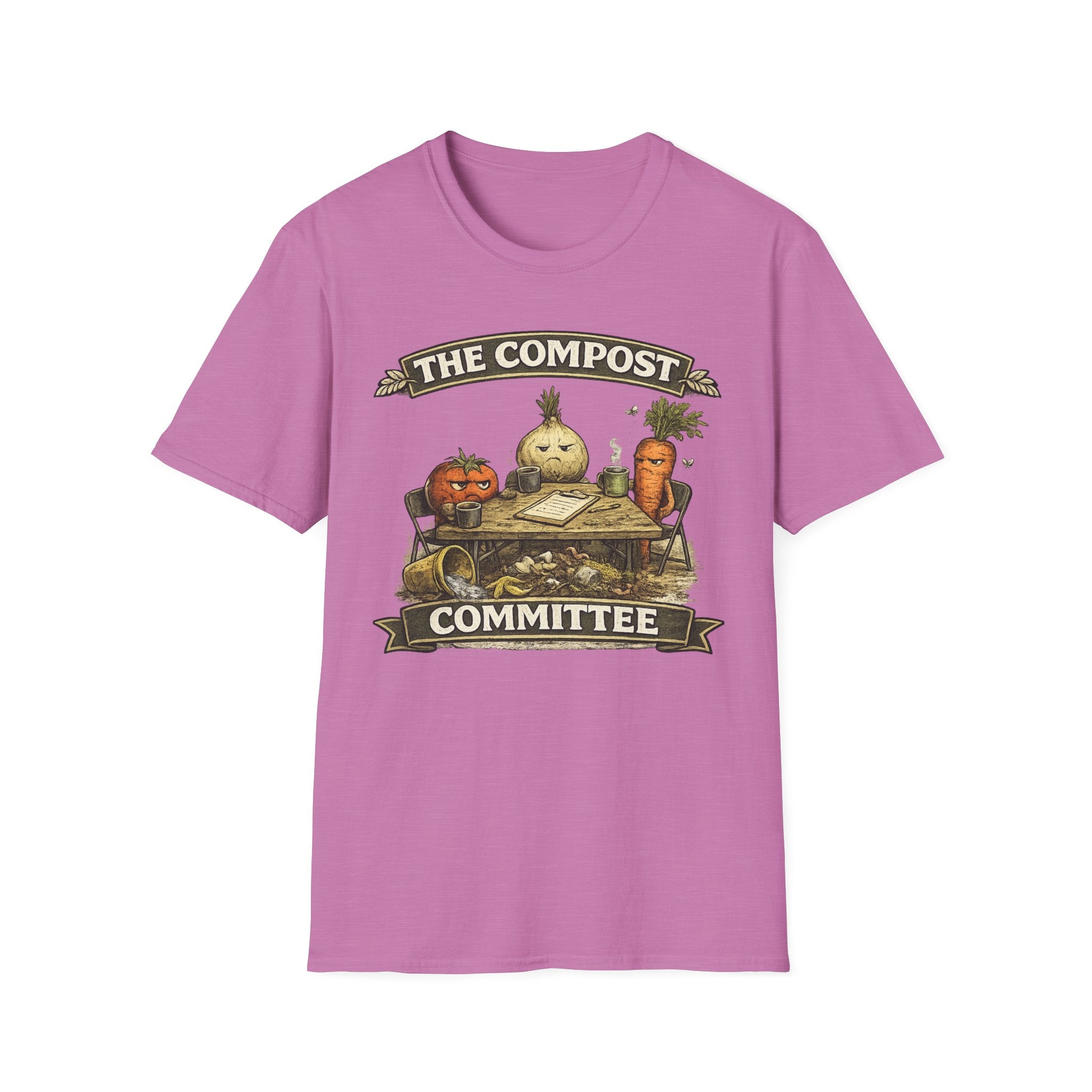 The Compost Committee T‑Shirt – Funny Gardening Veggie Compost Shirt