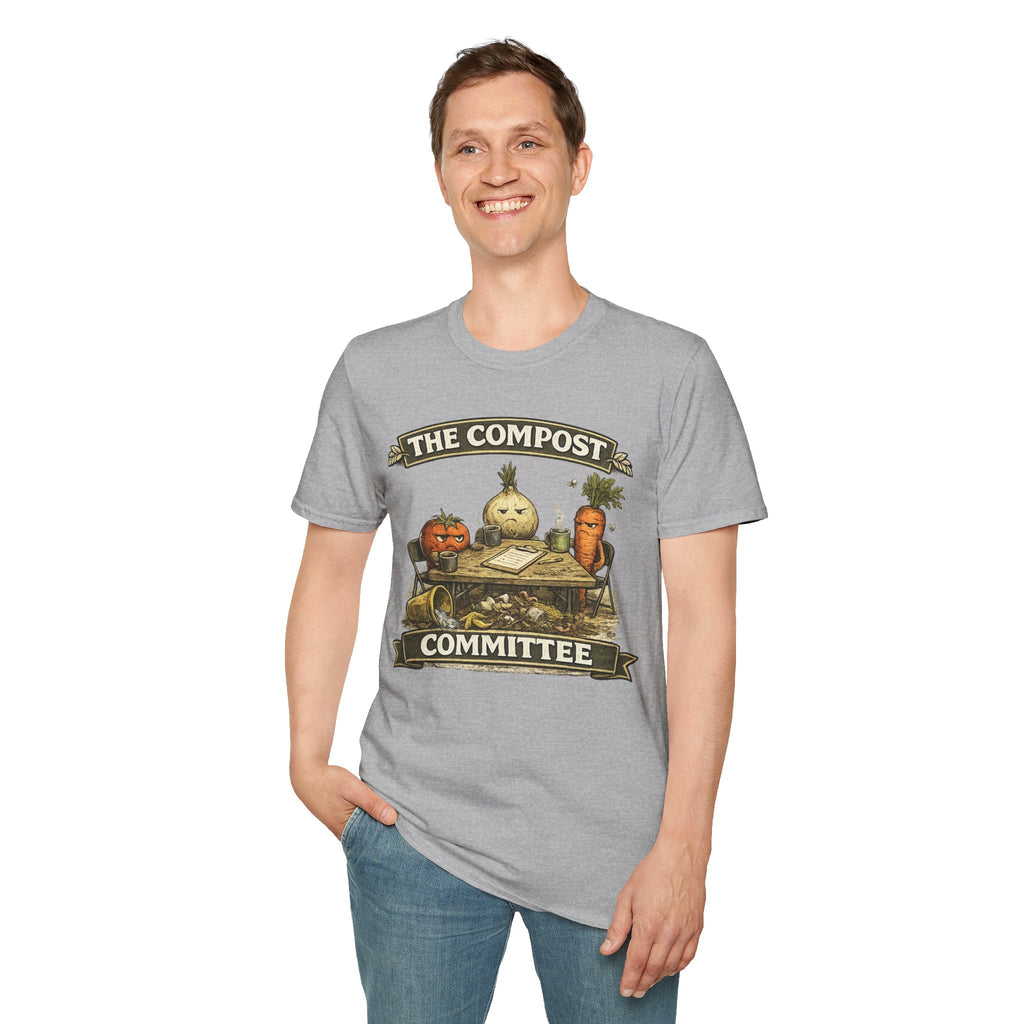 The Compost Committee T‑Shirt – Funny Gardening Veggie Compost Shirt