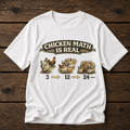 Chicken Math Is Real T-Shirt — Funny Farm Life Tee for Chicken Keepers