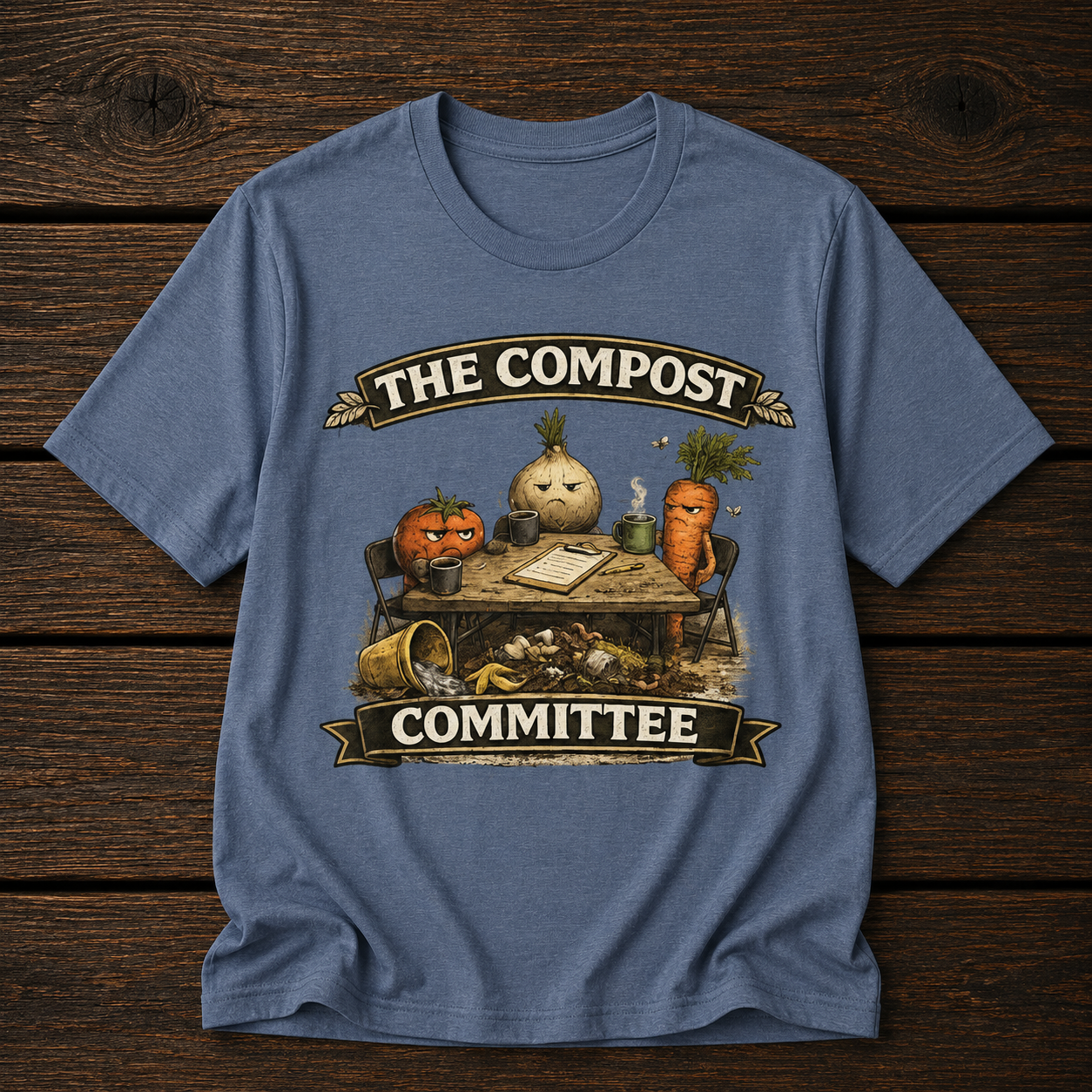 The Compost Committee T‑Shirt – Funny Gardening Veggie Compost Shirt