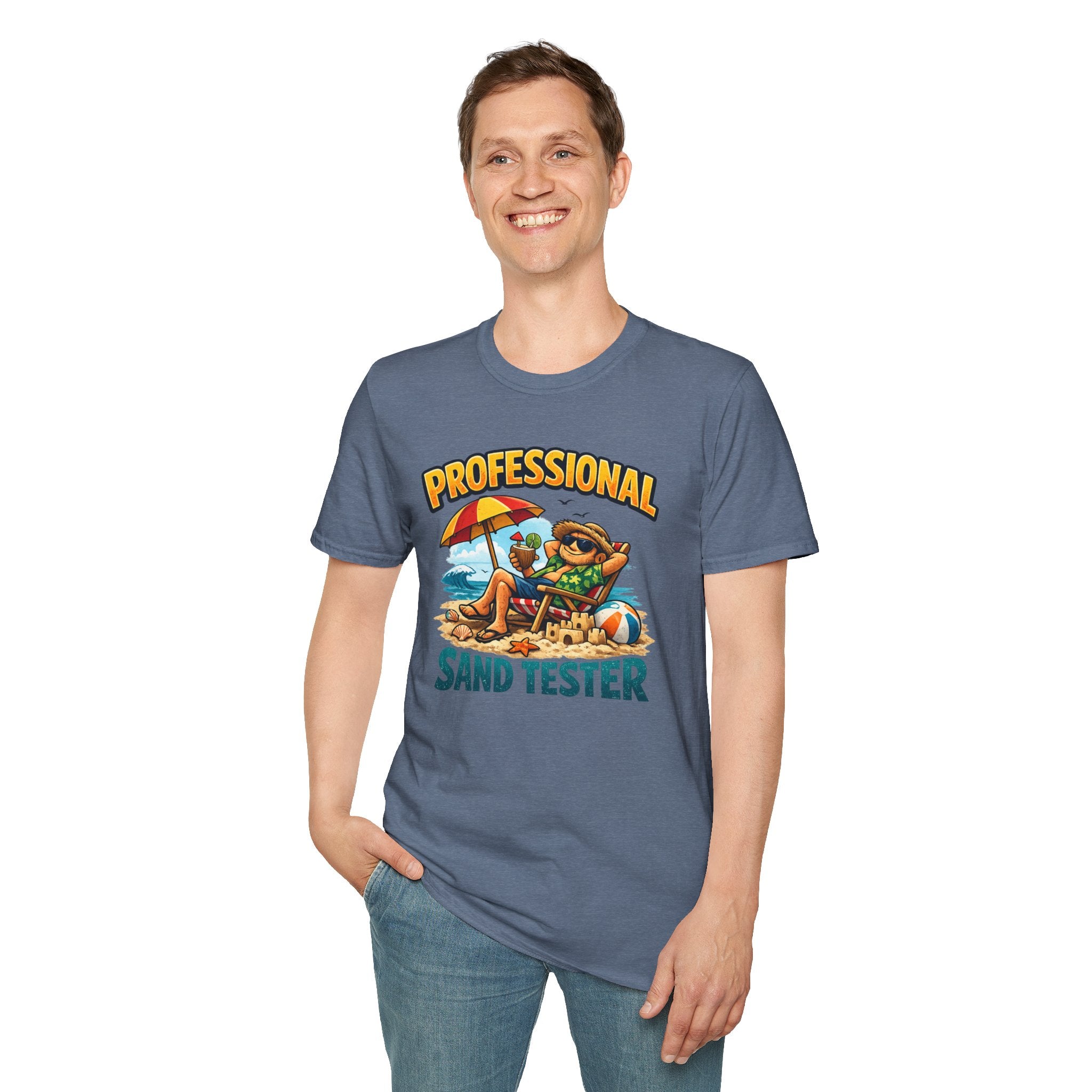 Professional Sand Tester T‑Shirt — Beach Vacation Funny Graphic Tee