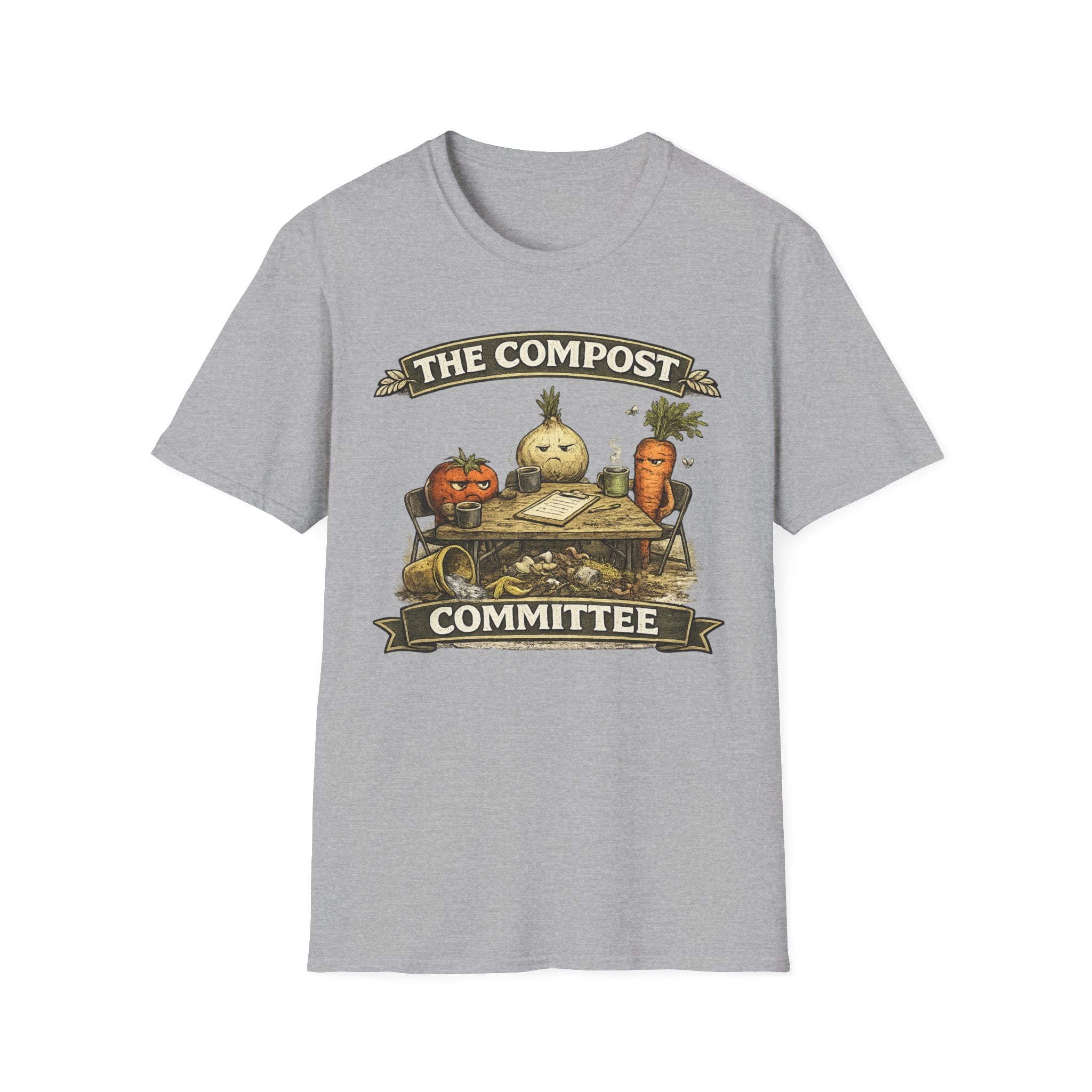 The Compost Committee T‑Shirt – Funny Gardening Veggie Compost Shirt