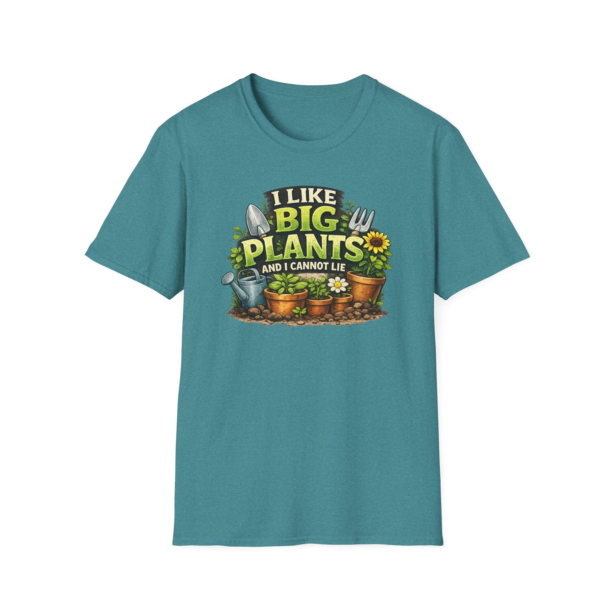 Plant Lover T-Shirt — "I Like Big Plants and I Cannot Lie" Graphic Tee