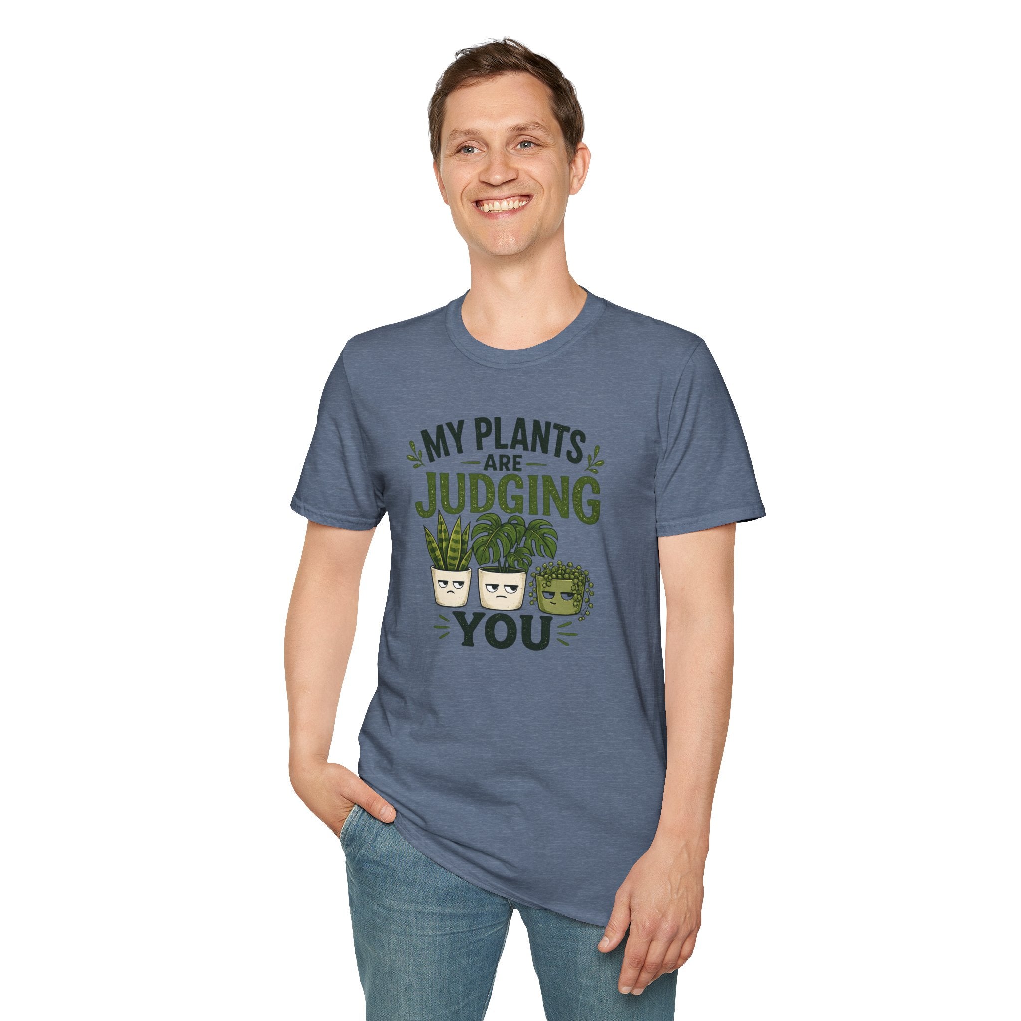 T-Shirt — “My Plants Are Judging You” Plant Lover Graphic Tee