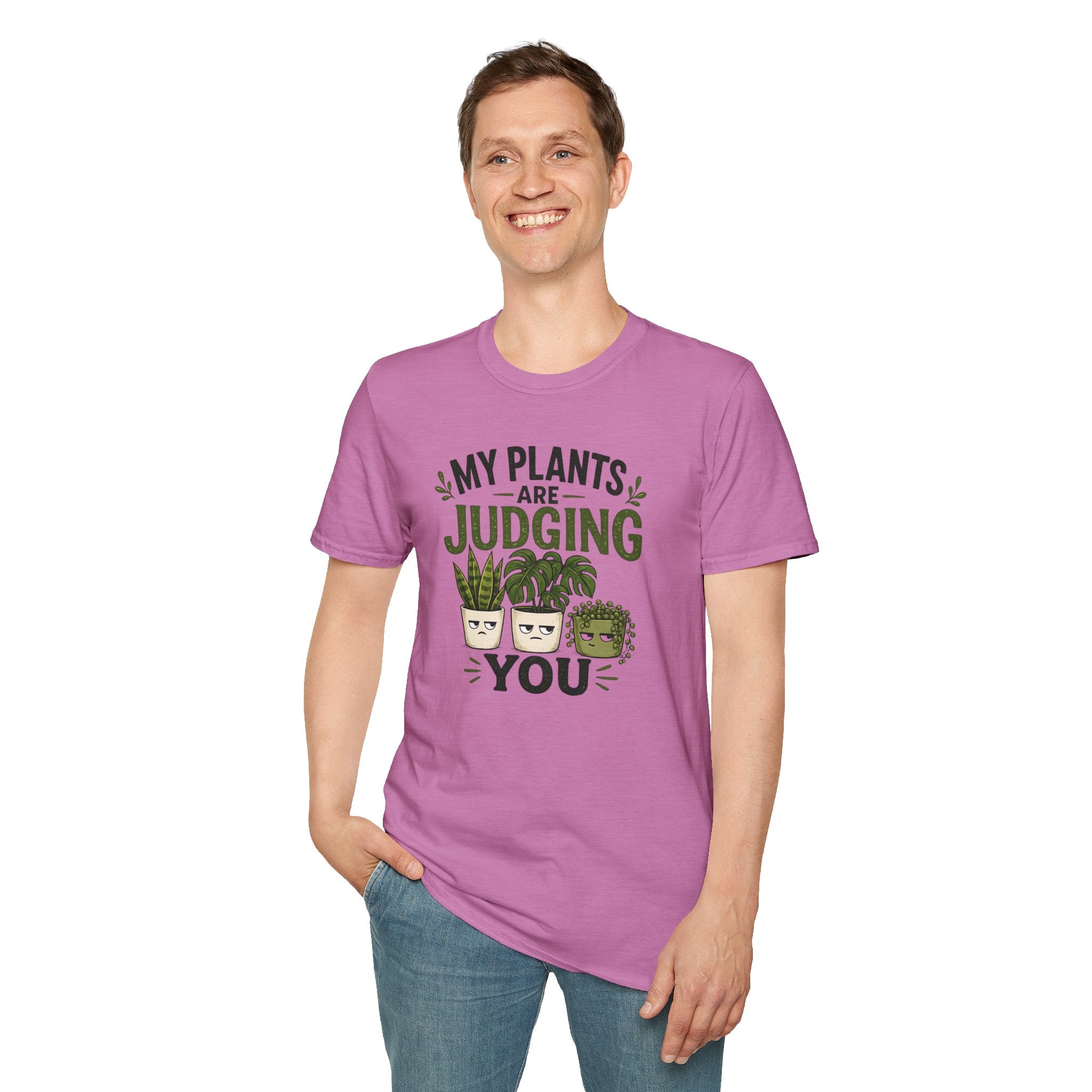 T-Shirt — “My Plants Are Judging You” Plant Lover Graphic Tee
