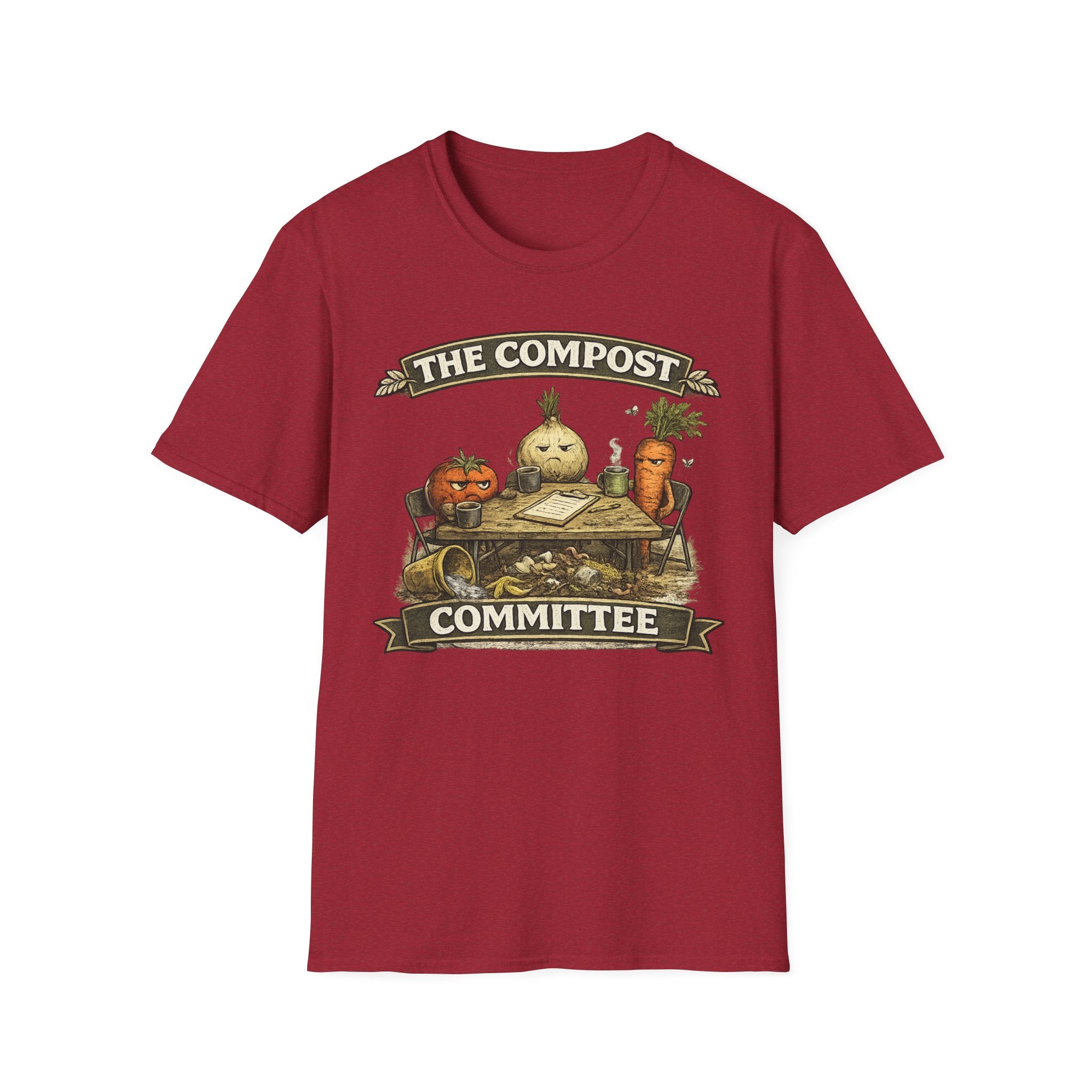 The Compost Committee T‑Shirt – Funny Gardening Veggie Compost Shirt