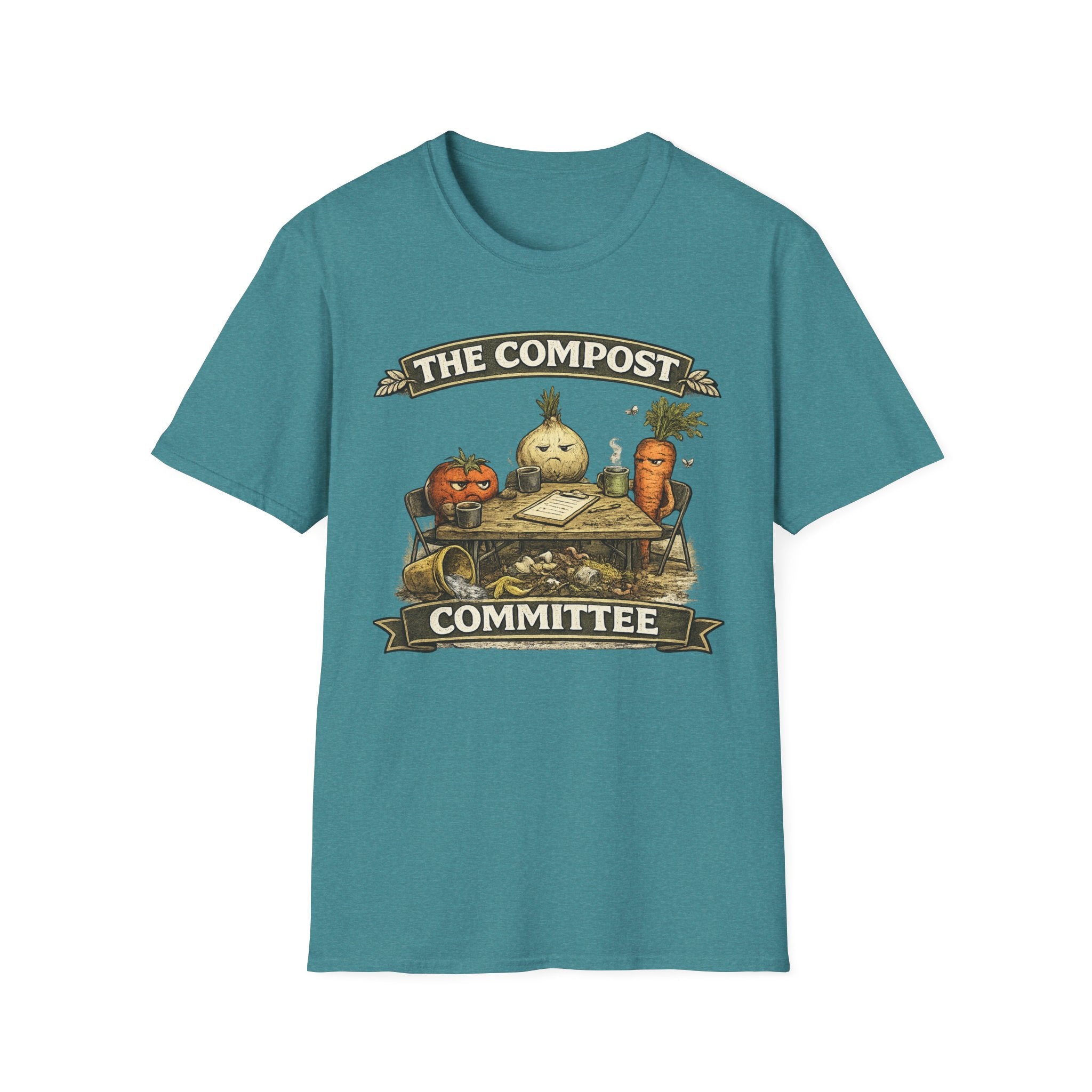 The Compost Committee T‑Shirt – Funny Gardening Veggie Compost Shirt