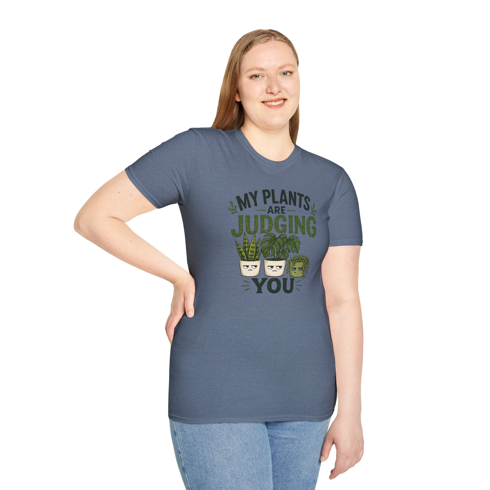 T-Shirt — “My Plants Are Judging You” Plant Lover Graphic Tee
