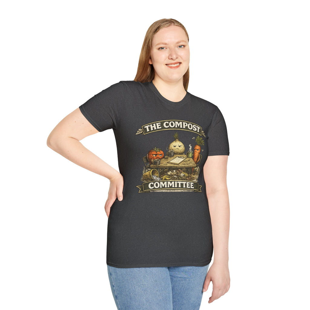 The Compost Committee T‑Shirt – Funny Gardening Veggie Compost Shirt