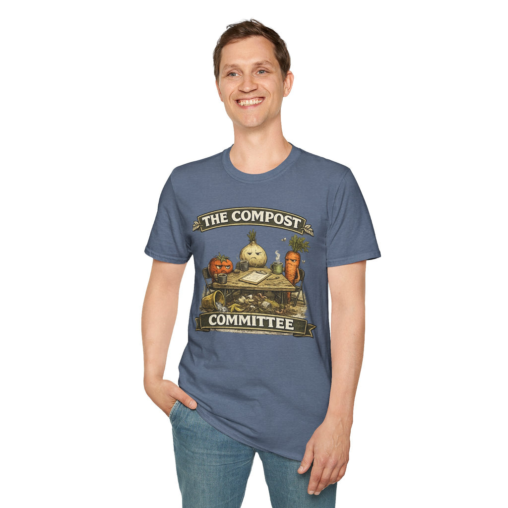 The Compost Committee T‑Shirt – Funny Gardening Veggie Compost Shirt