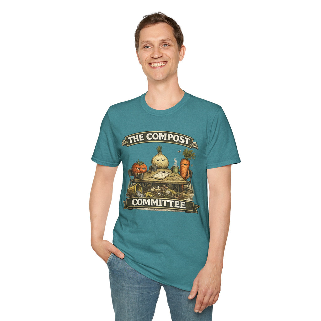 The Compost Committee T‑Shirt – Funny Gardening Veggie Compost Shirt