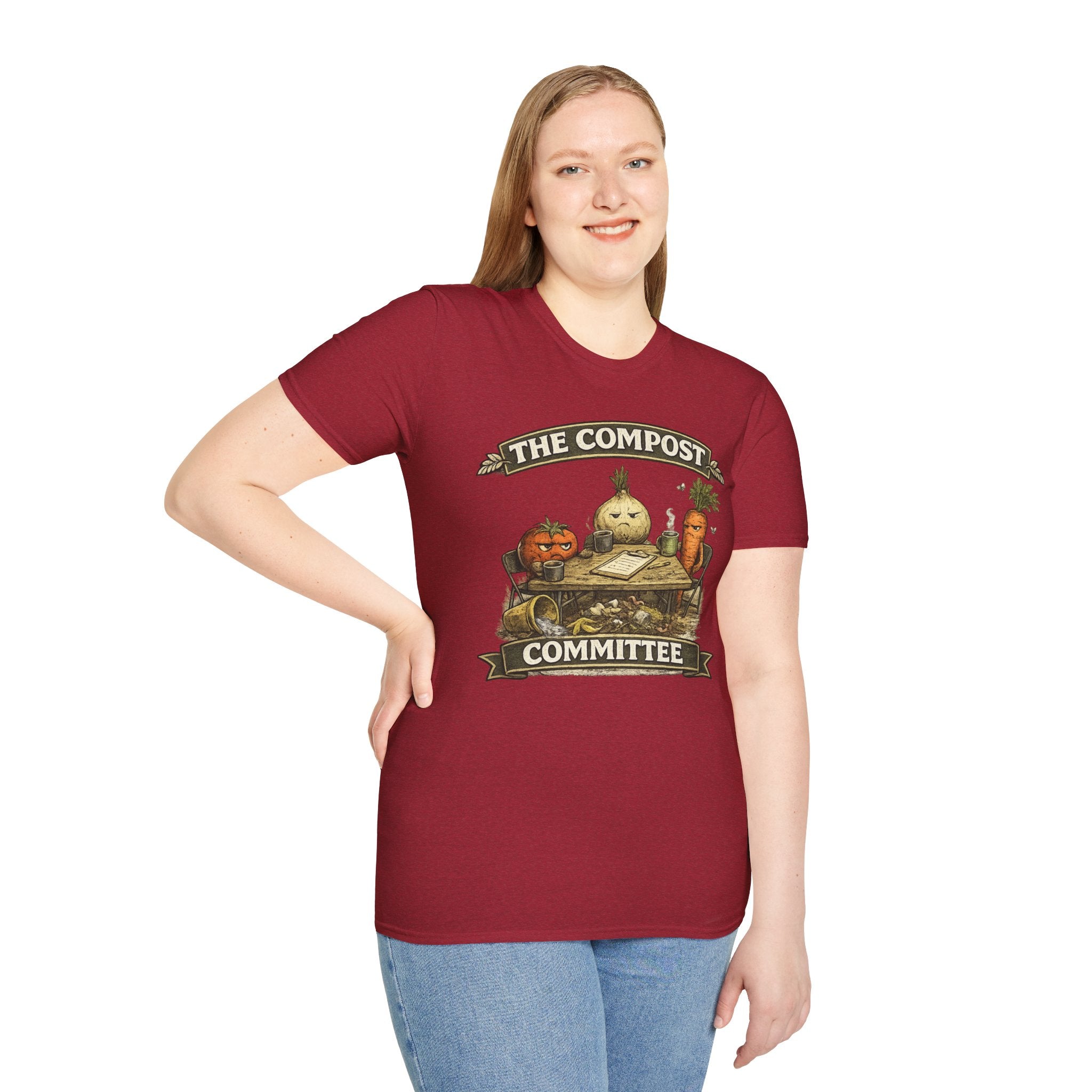 The Compost Committee T‑Shirt – Funny Gardening Veggie Compost Shirt