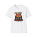 Nice Garden Deer T-Shirt — Vintage Stag Graphic Tee ("Nice Garden" Text)