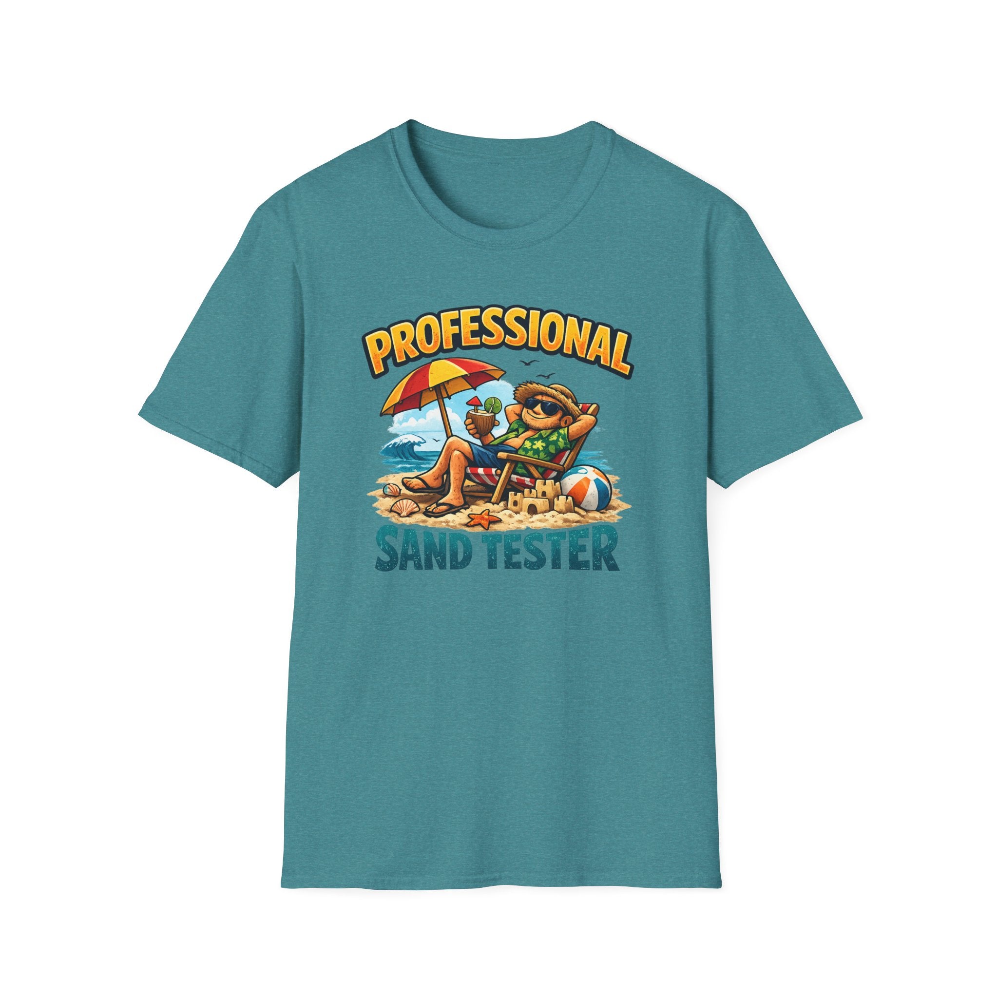 Professional Sand Tester T‑Shirt — Beach Vacation Funny Graphic Tee