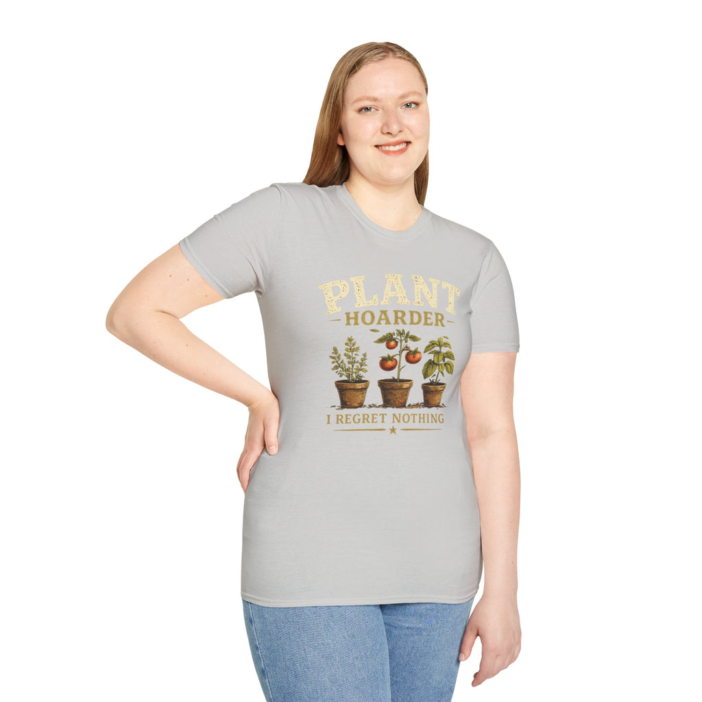 Plant Hoarder T-Shirt — I Regret Nothing Garden Lover Tee