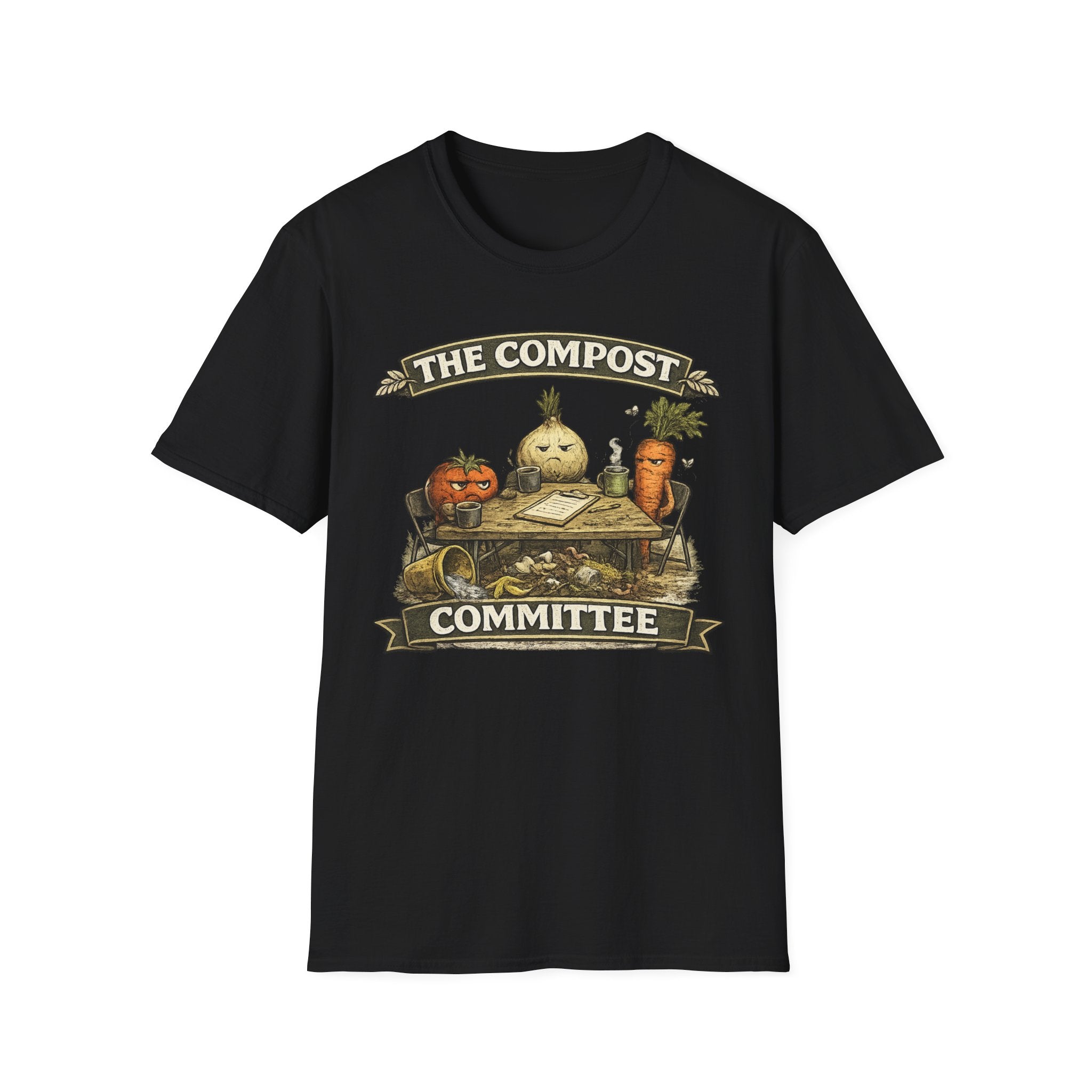 The Compost Committee T‑Shirt – Funny Gardening Veggie Compost Shirt