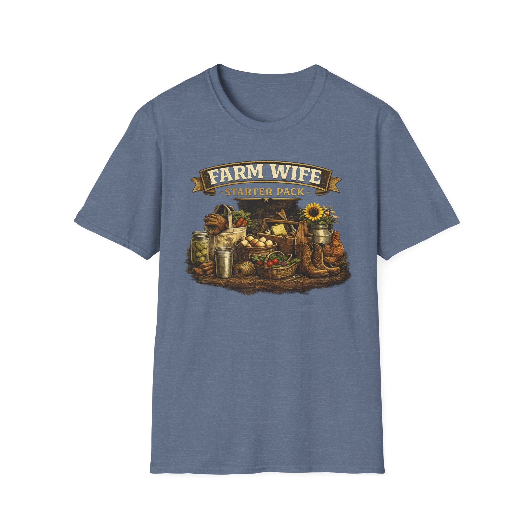 Farm Wife Starter Pack T-Shirt — Rustic Country Farming Tee for Women