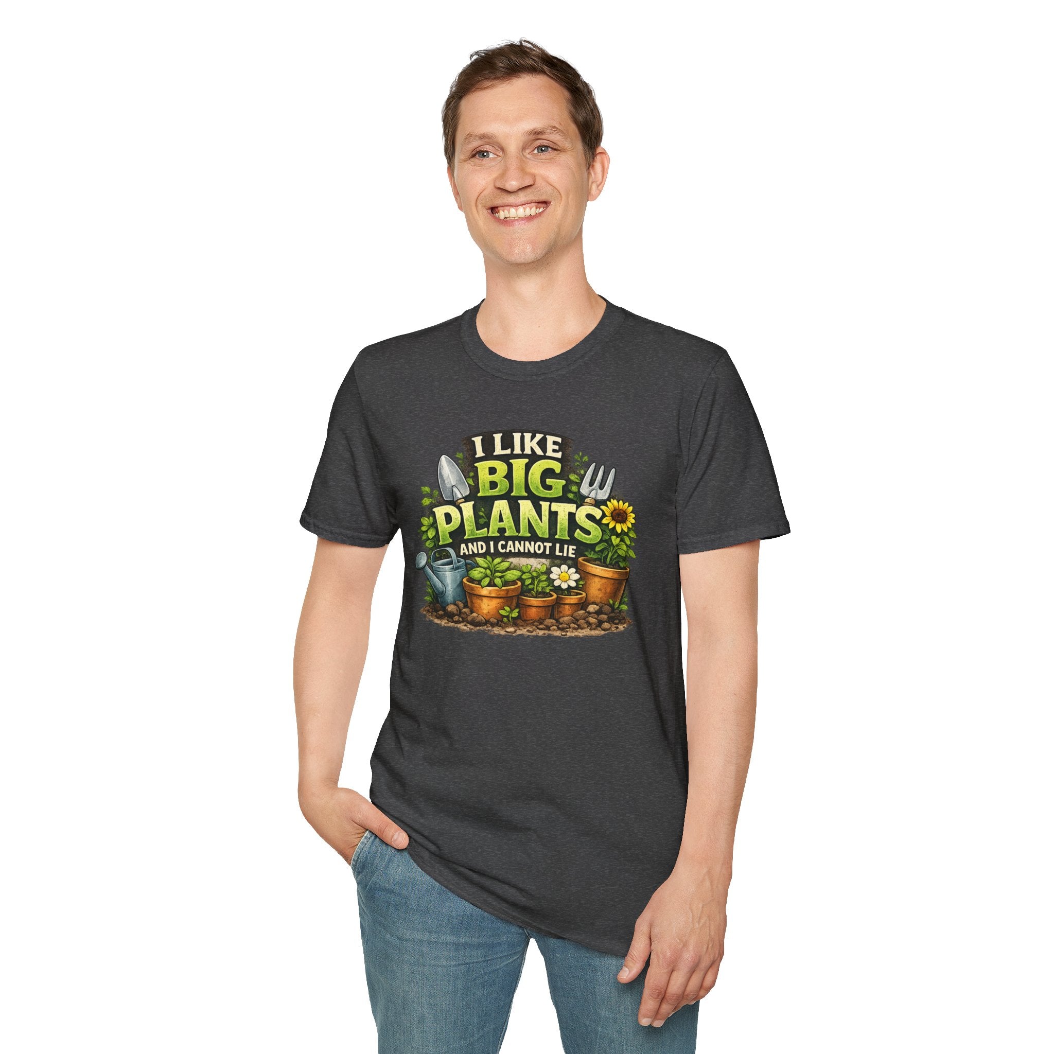 Plant Lover T-Shirt — "I Like Big Plants and I Cannot Lie" Graphic Tee
