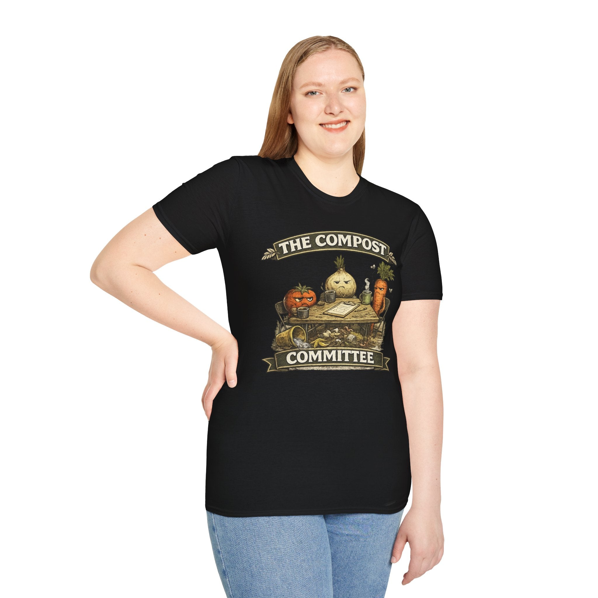 The Compost Committee T‑Shirt – Funny Gardening Veggie Compost Shirt