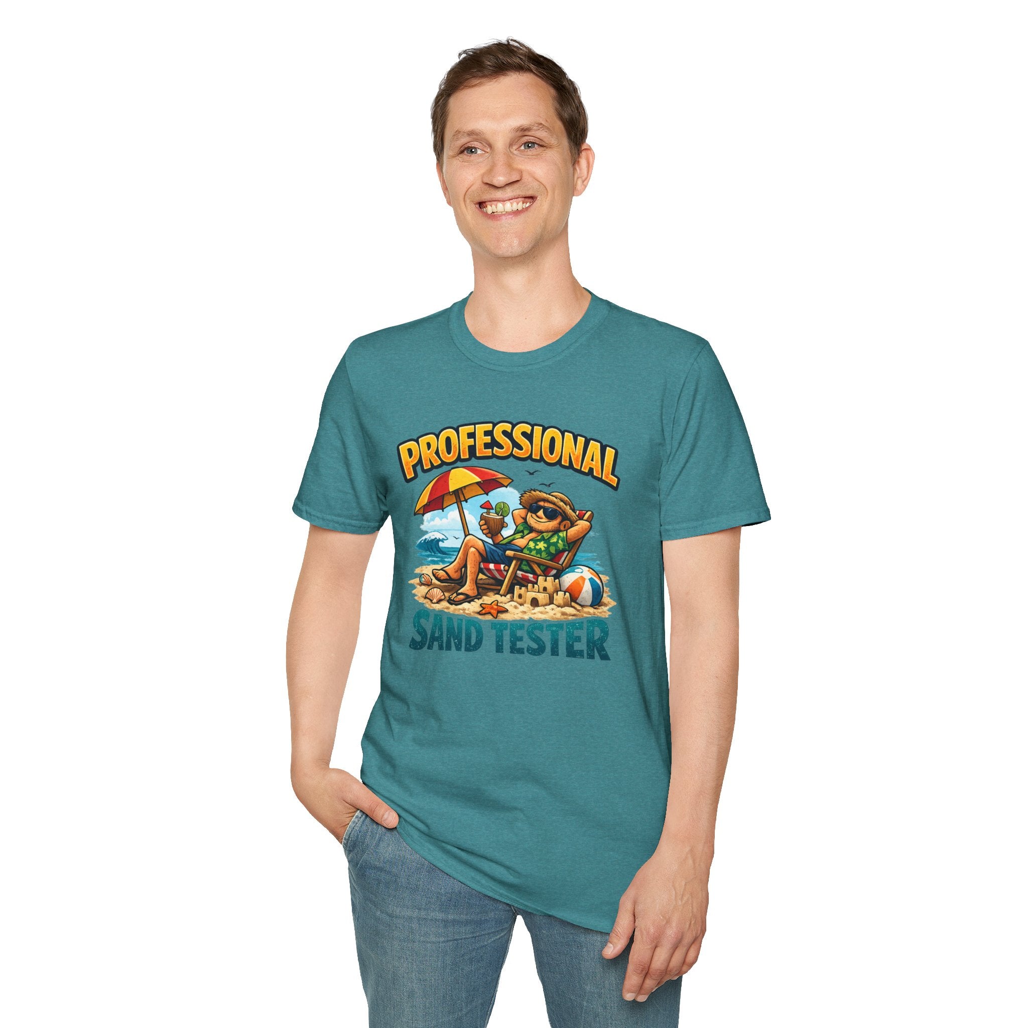 Professional Sand Tester T‑Shirt — Beach Vacation Funny Graphic Tee