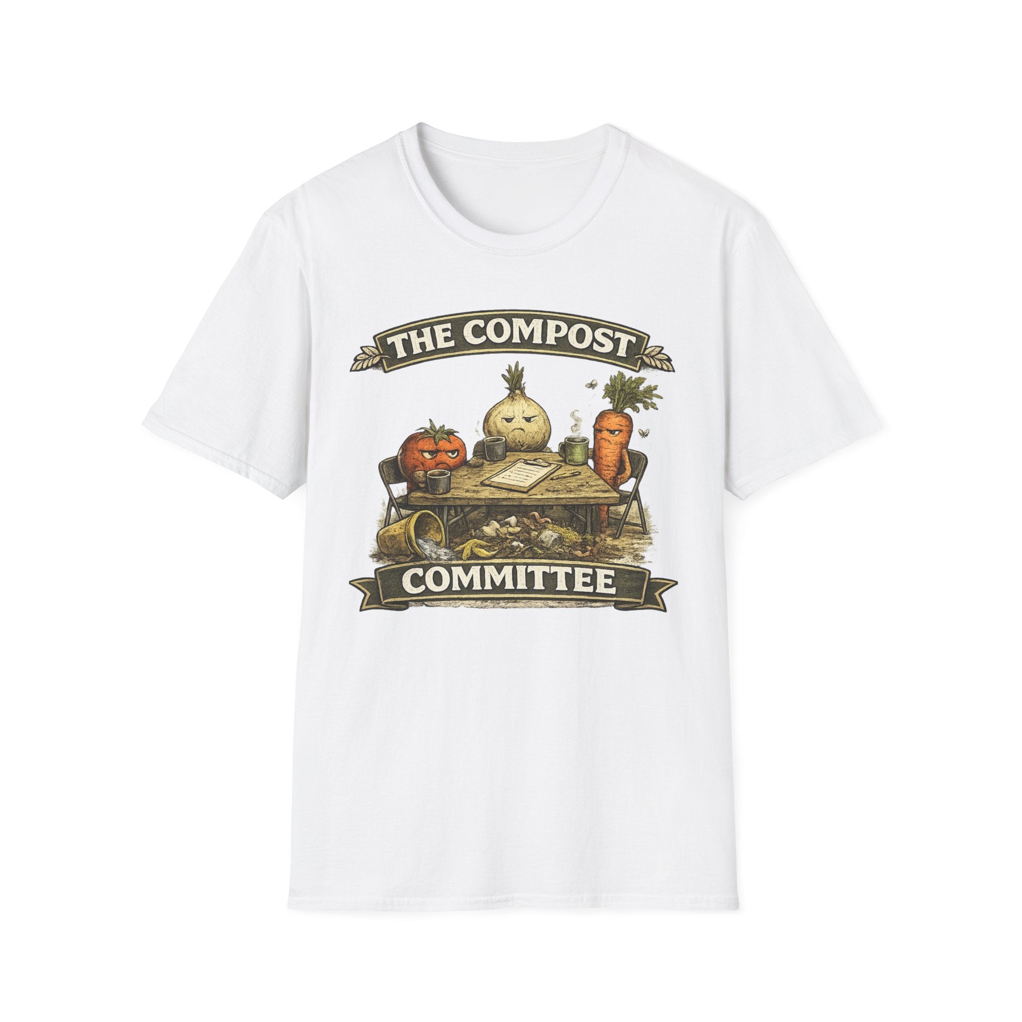 The Compost Committee T‑Shirt – Funny Gardening Veggie Compost Shirt