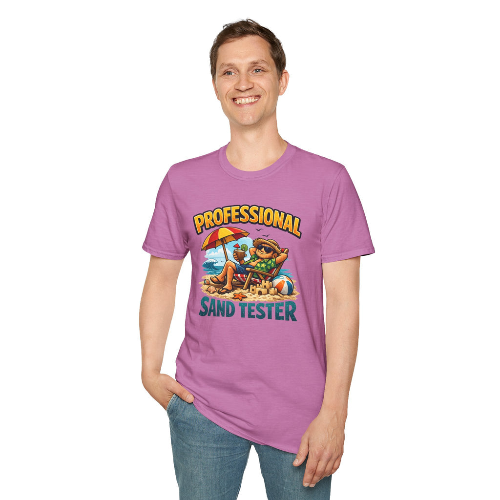 Professional Sand Tester T‑Shirt — Beach Vacation Funny Graphic Tee