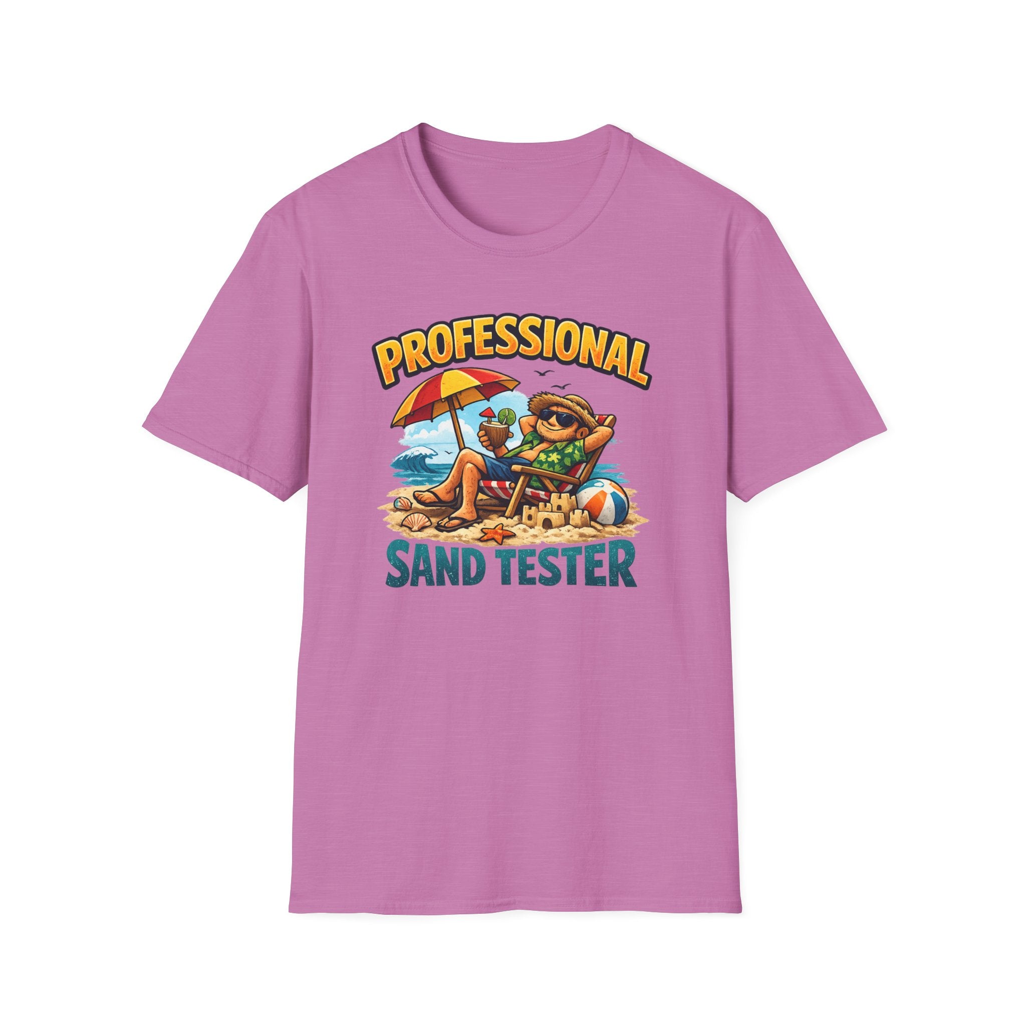 Professional Sand Tester T‑Shirt — Beach Vacation Funny Graphic Tee