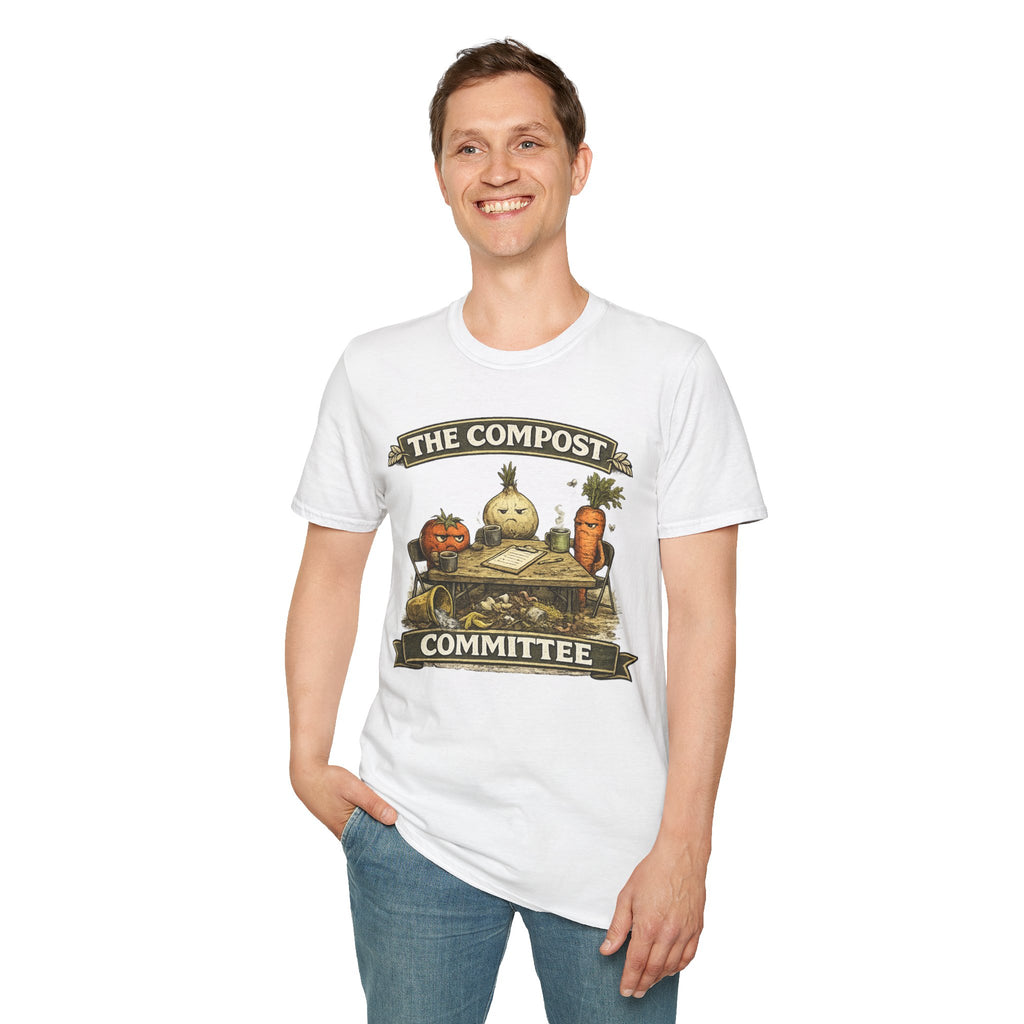 The Compost Committee T‑Shirt – Funny Gardening Veggie Compost Shirt
