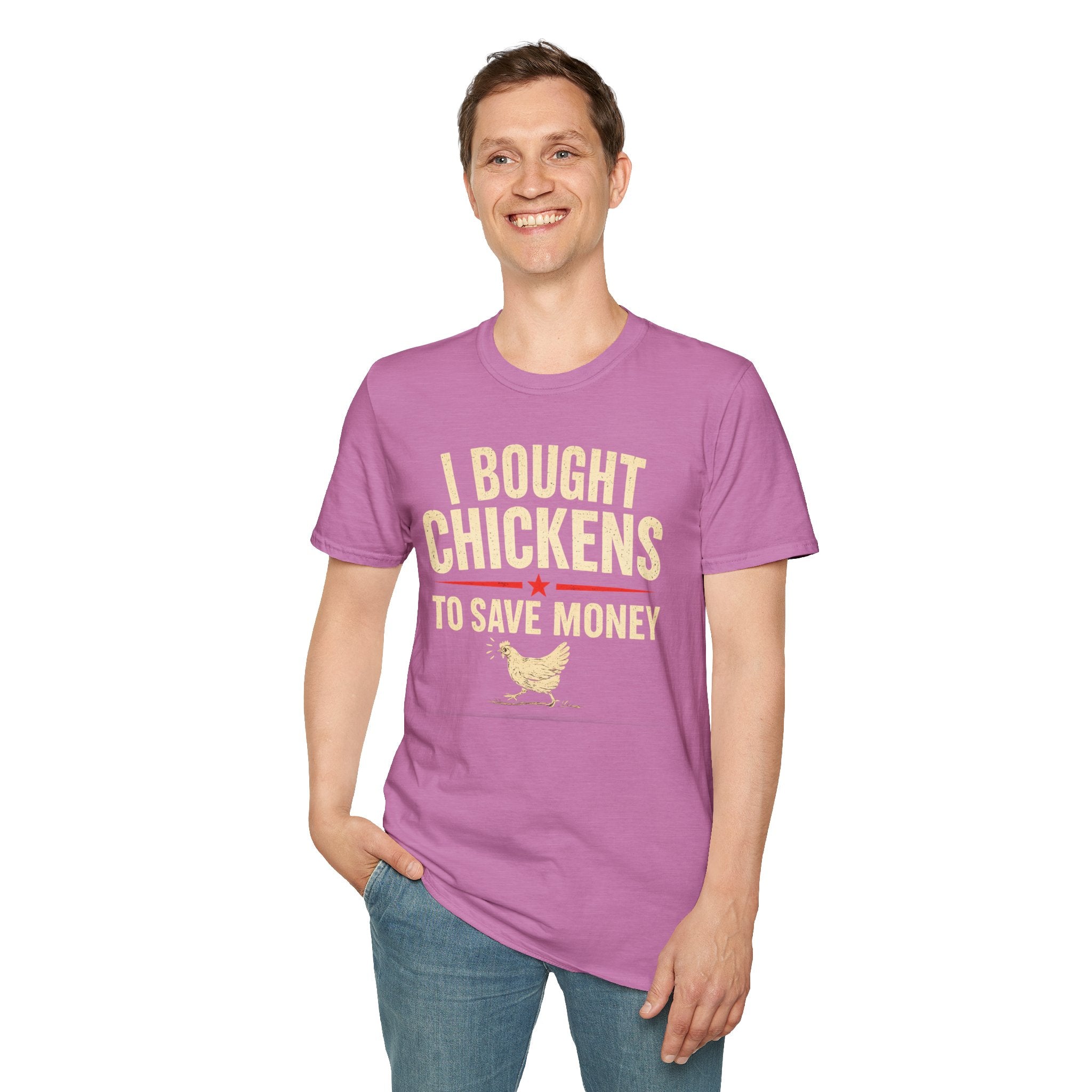 I Bought Chickens to Save Money T-Shirt | Funny Chicken Farm Tee