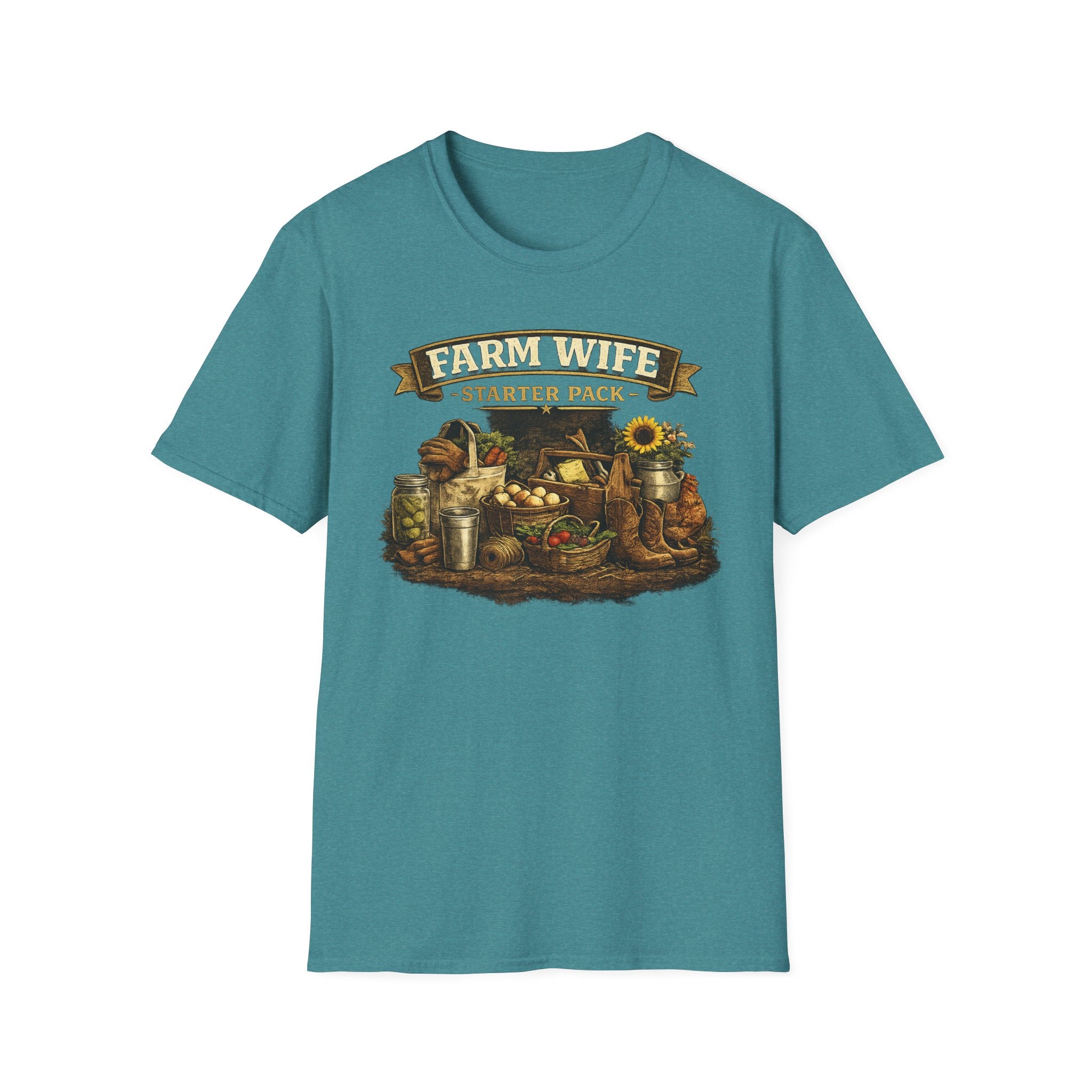 Farm Wife Starter Pack T-Shirt — Rustic Country Farming Tee for Women